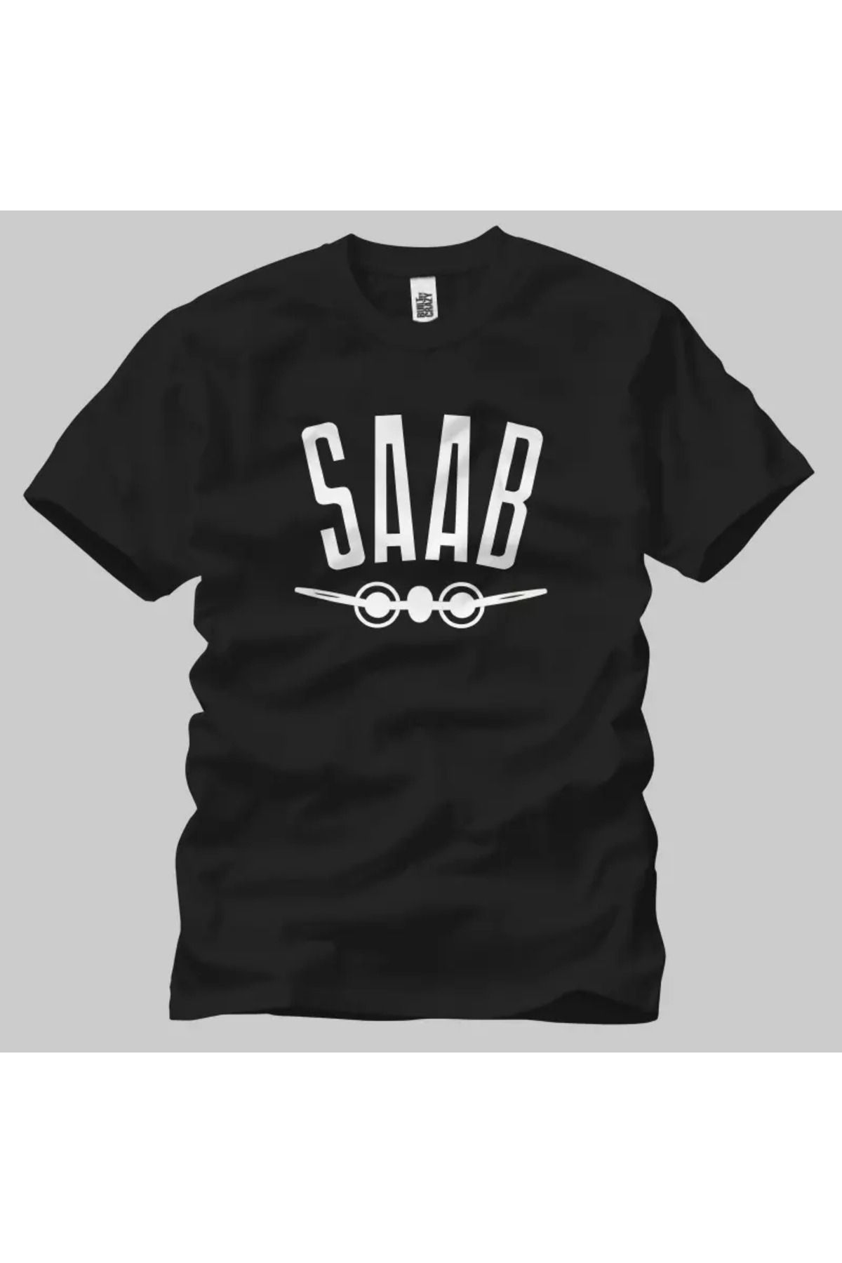Built By Crazy Saab Air Logo Unisex Tişört