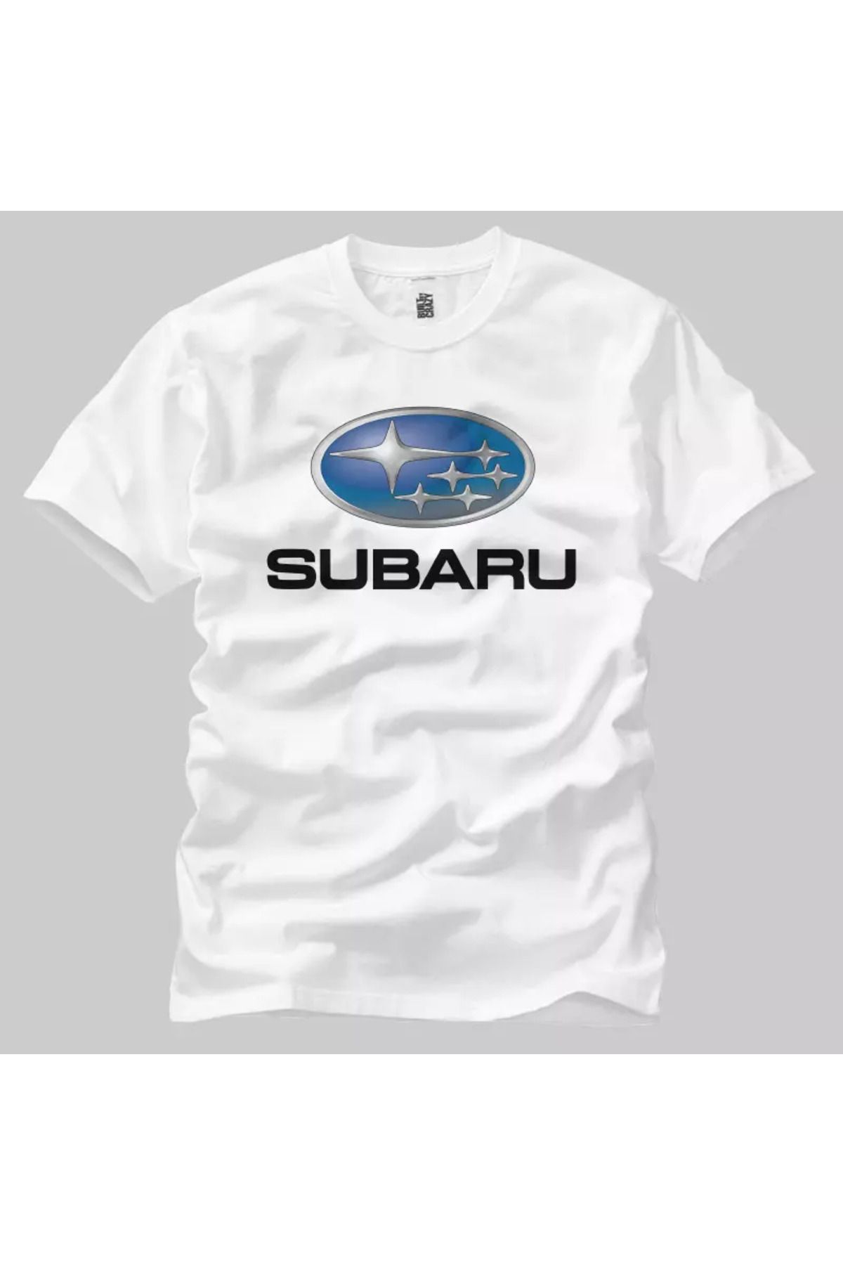 Built By Crazy Subaru Logo Unisex Tişört