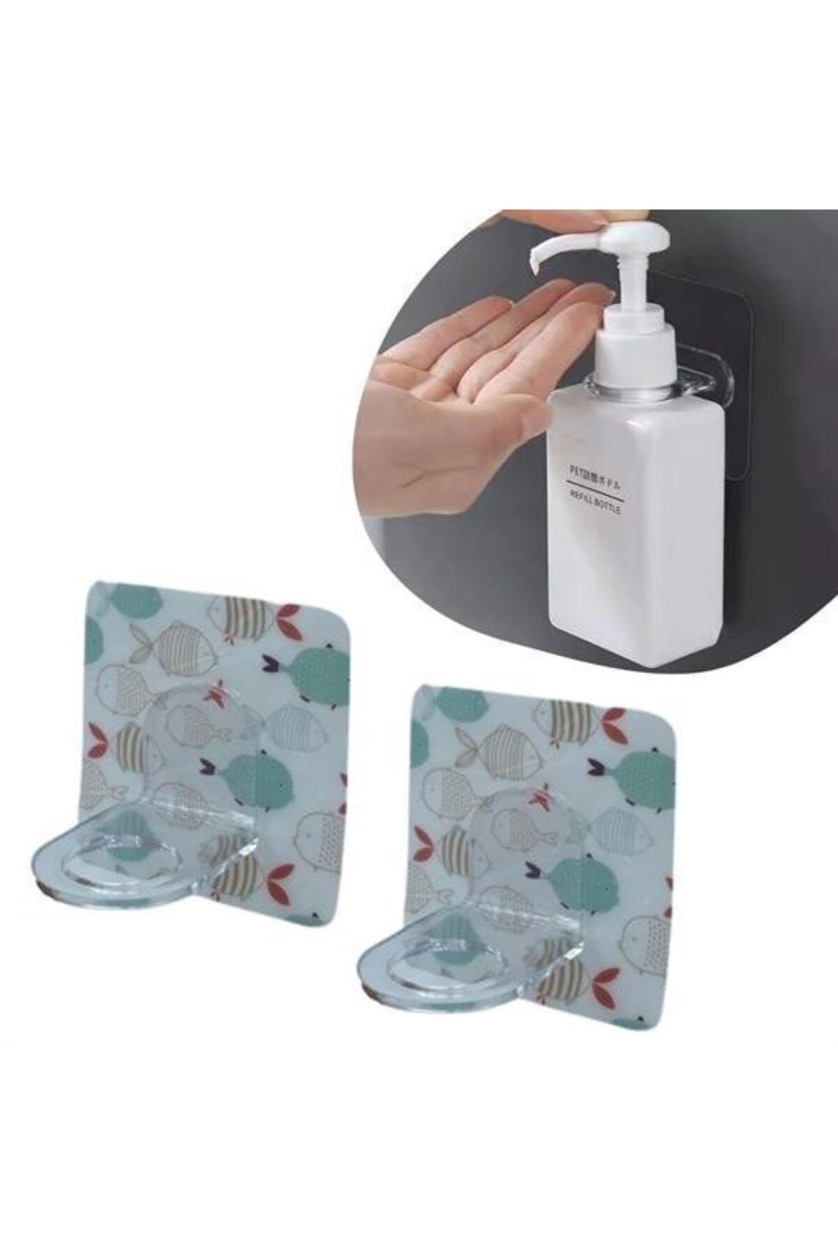 HEDİVA STORE Süper Yapışkanlı Çok Amaçlı Cember Askı 2 Adet