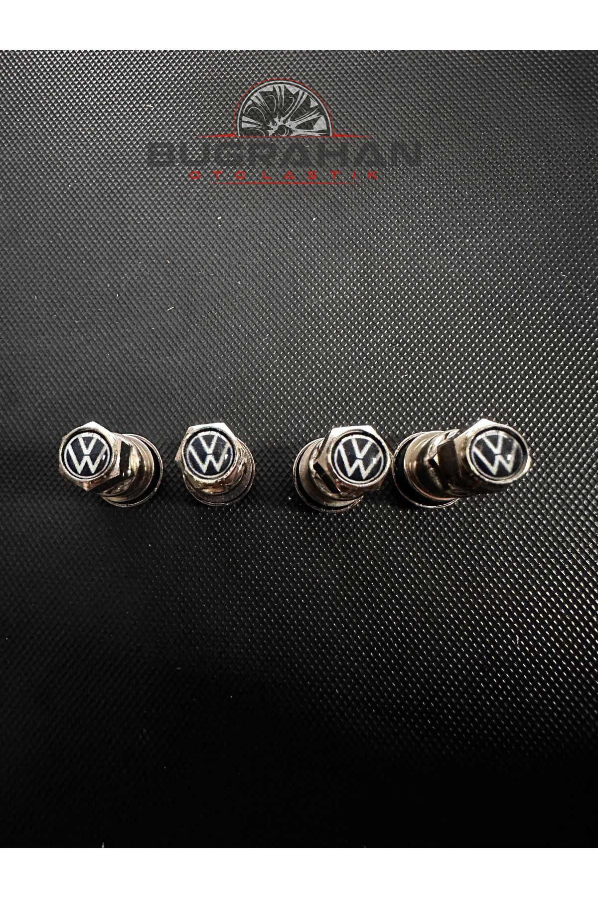 OEM VOLKSWAGEN Sibop Kapağı Logolu Tüm Araçlara Uyumlu A Kalite Paslanmaz Çelik Sibop 4 Adet