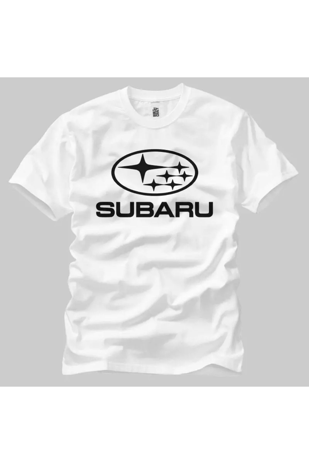 Built By Crazy Subaru Classic Logo Unisex Tişört