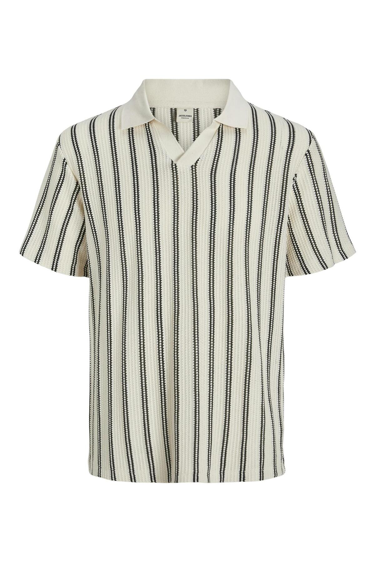 تیشرت مردانه راه راه آستین کوتاه | جک اند جونز Jack & Jones 12276317 - تصویر 2