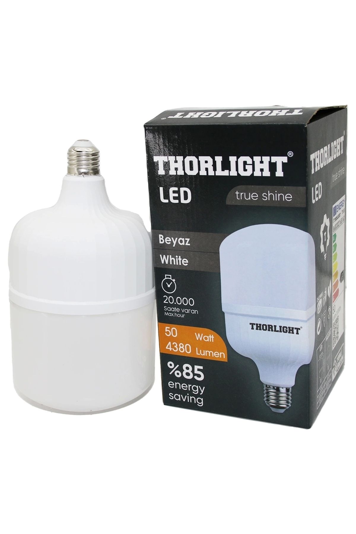 STOREMAX THORLIGHT 50W E27 TORCH T-SHAPE BEYAZ LED AMPUL T-50B (5047)