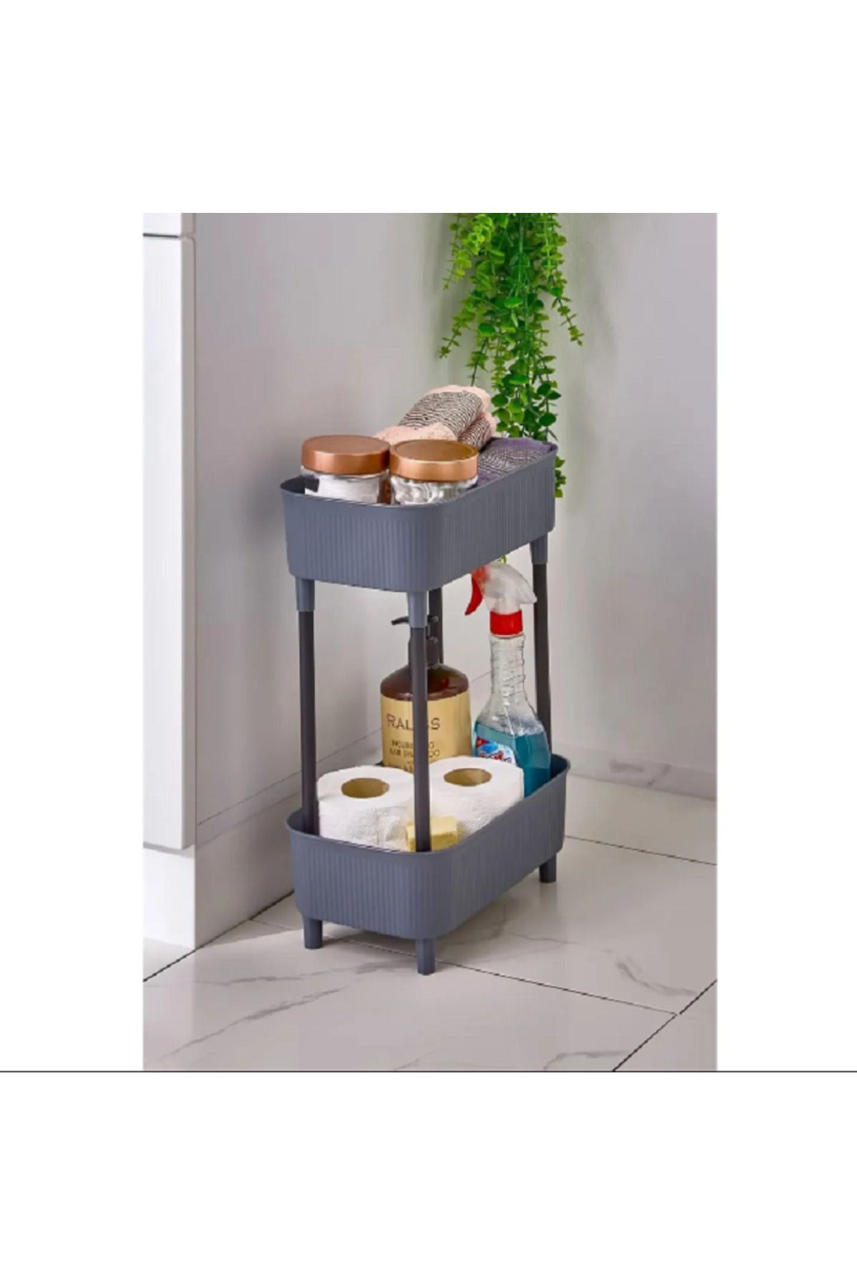 kaya avm 2 Katlı Düzenleyici Raf | Banyo Dolabı | Mutfak Tezgahı