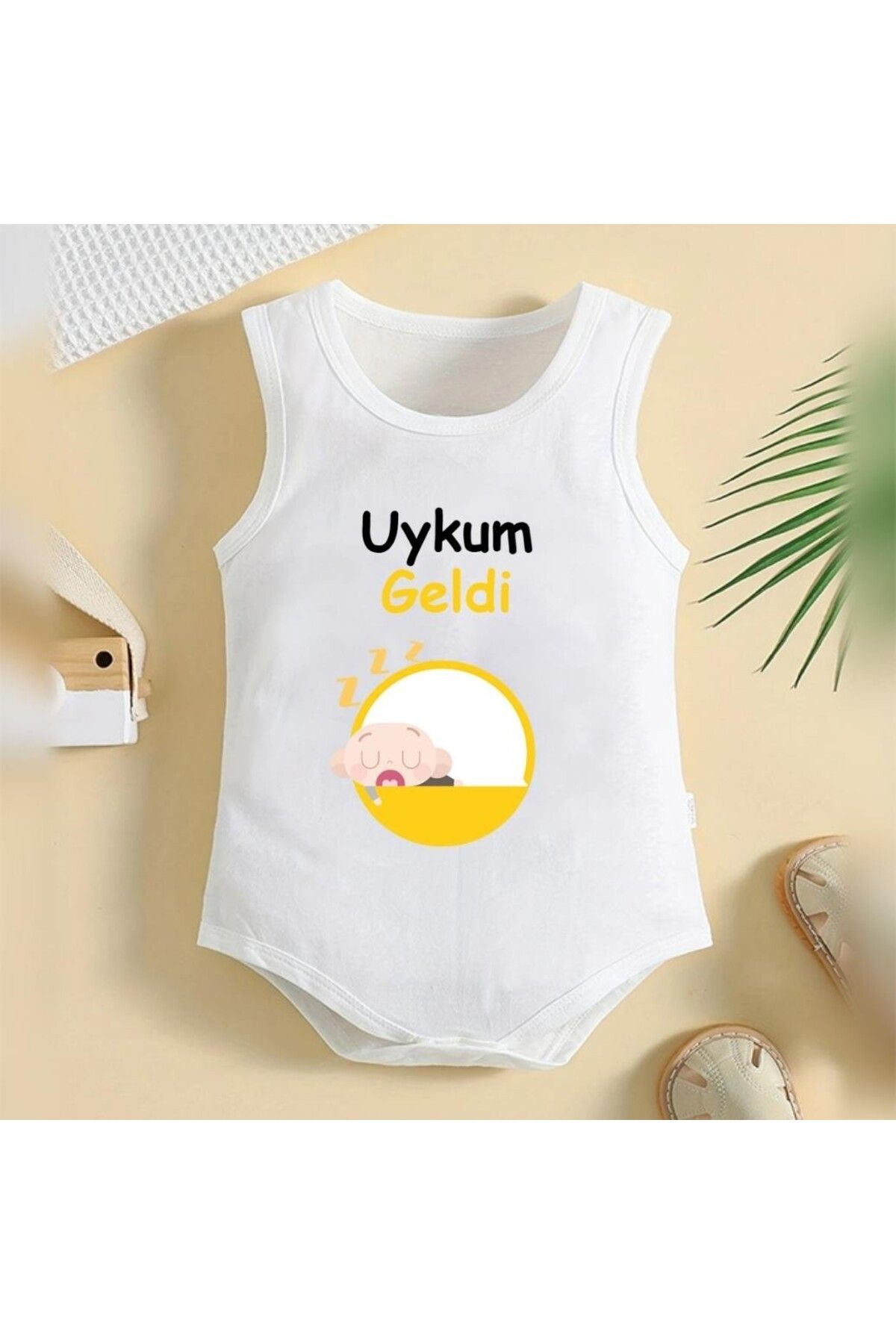 soft wing %100 Pamuklu Organik Baskılı Premium Çıtçıtlı Bebek Body Atlet Zıbın 00399