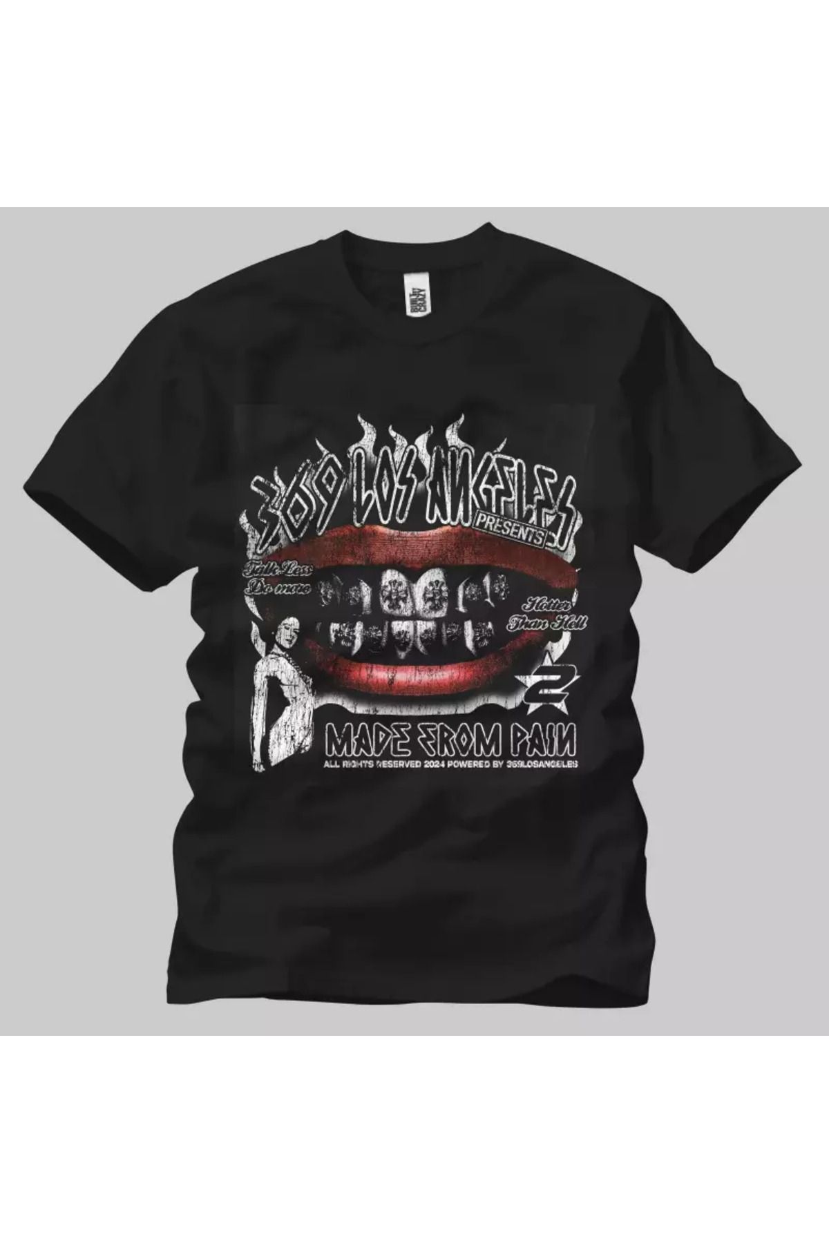Built By Crazy Made From Pain Unisex Tişört