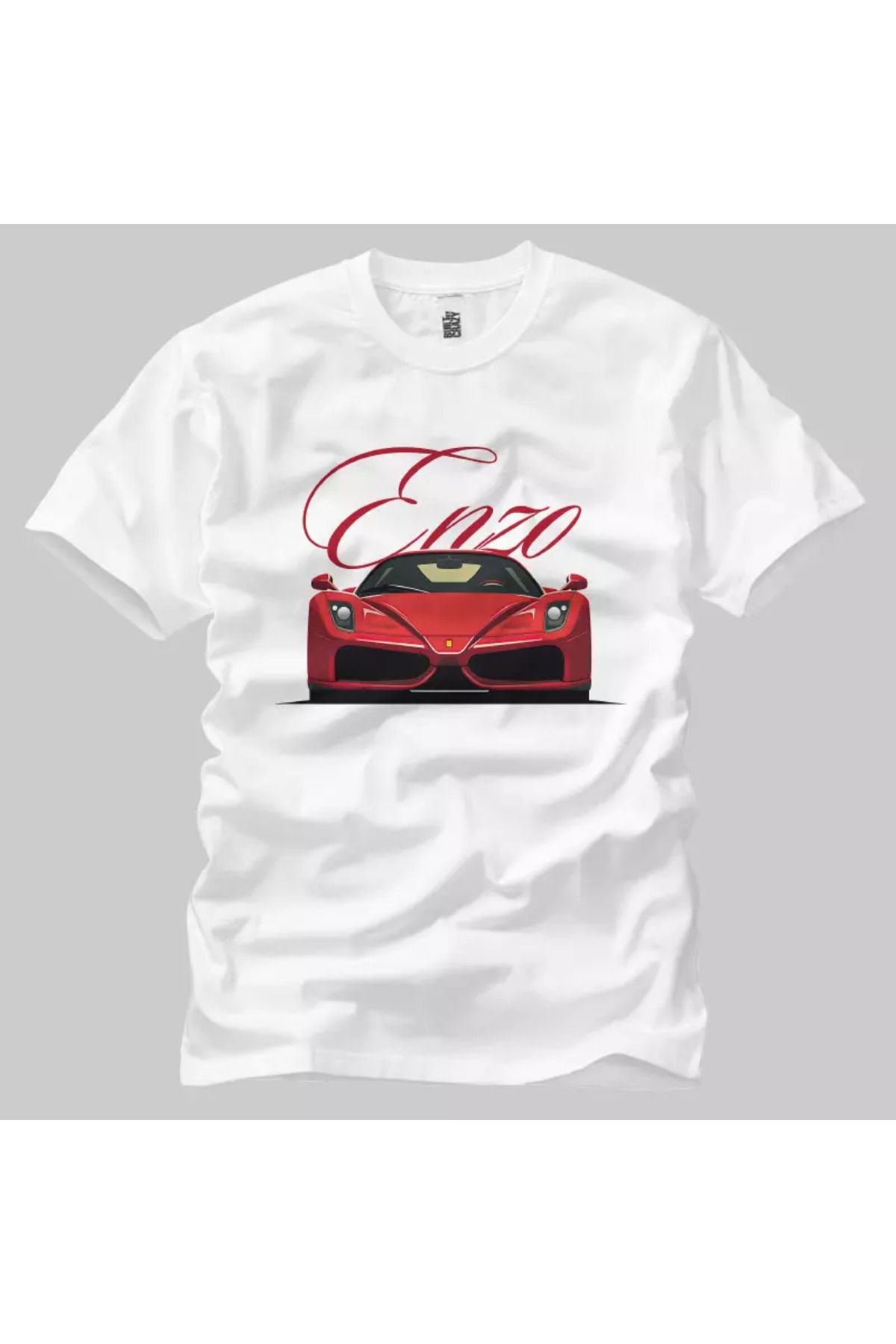 Built By Crazy Ferrari Red Enzo Unisex Tişört