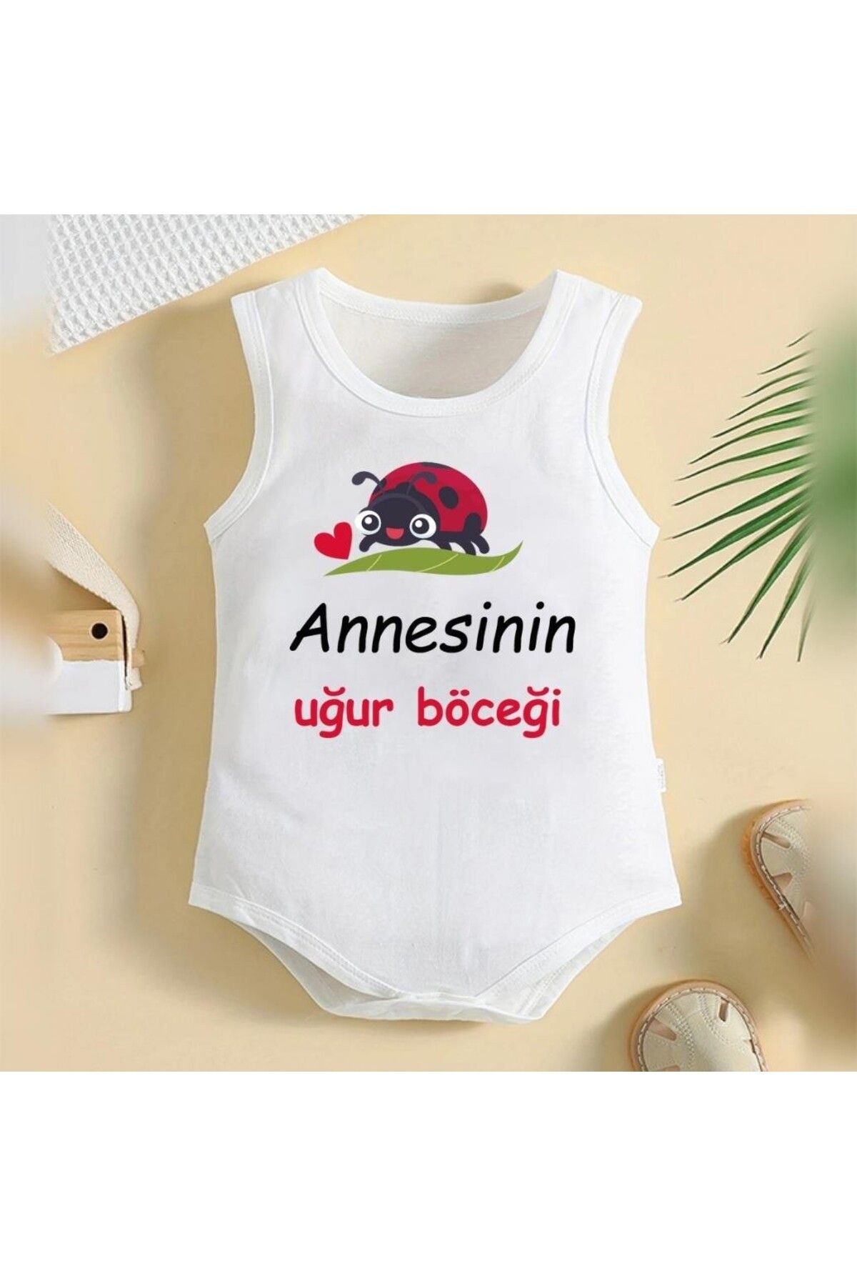 soft wing %100 Pamuklu Organik Baskılı Premium Çıtçıtlı Bebek Body Atlet Zıbın 00347