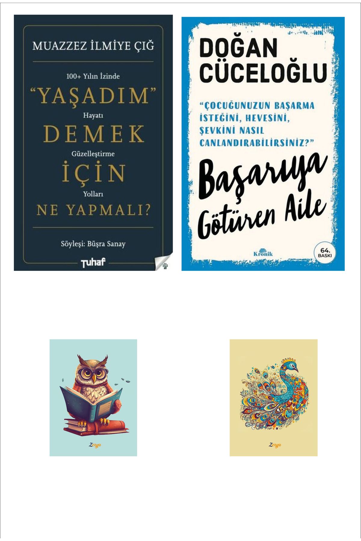 Dara Yayınları Yaşadım Demek İçin Ne Yapmalı - Muazzez İlmiye Çığ - Başarıya Götüren Aile (2 NOT DEFTERLİ)