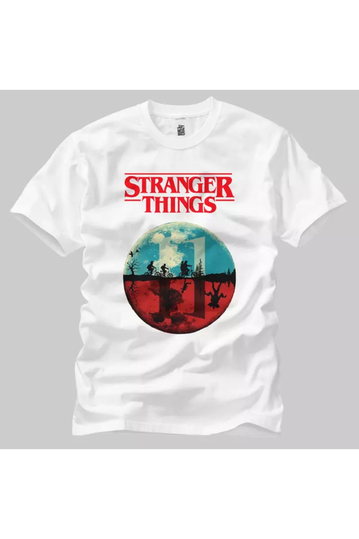 Built By Crazy Stranger Moon Unisex Tişört