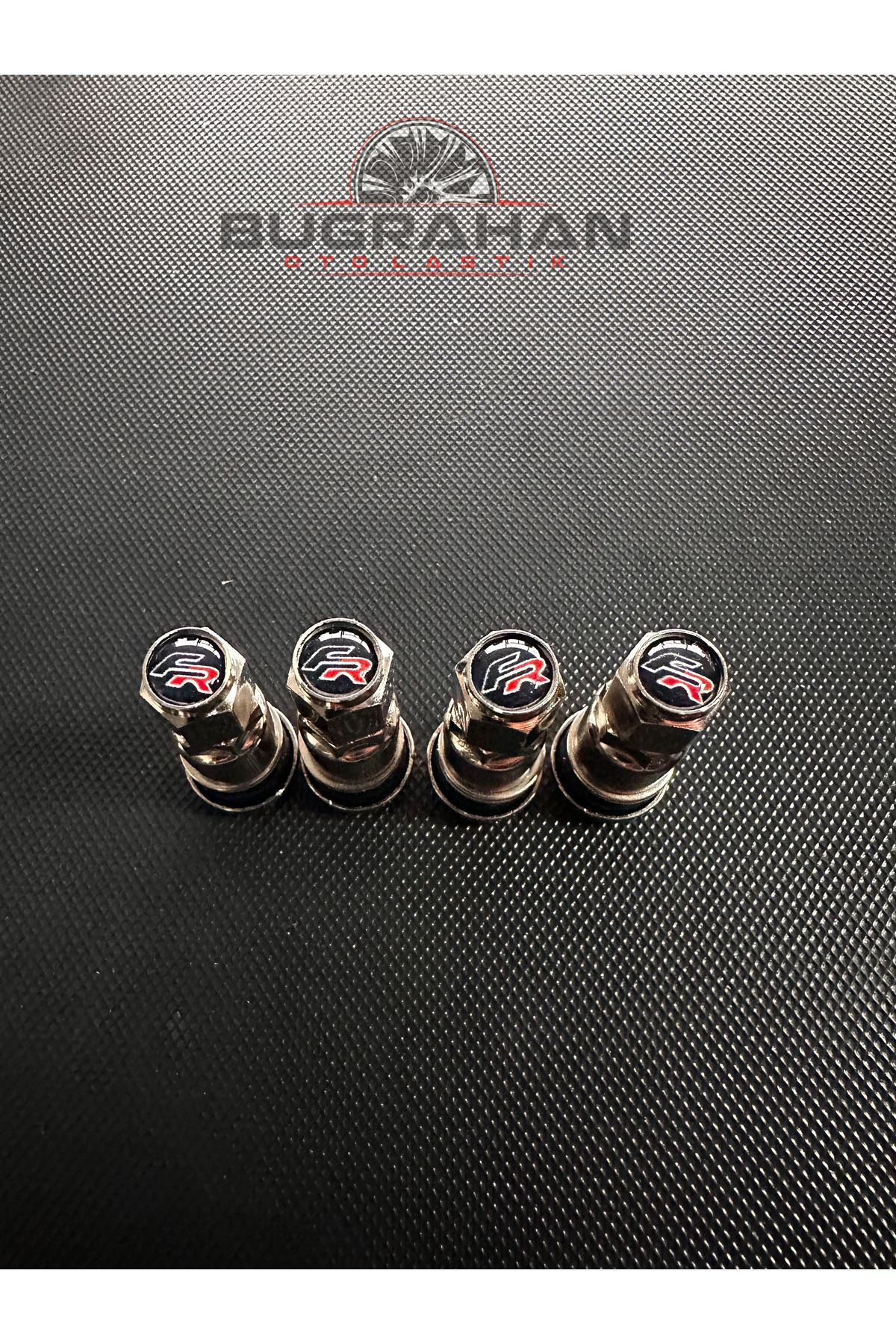 OEM FR SEAT LEON İBİZA Sibop Kapağı Logolu Tüm Araçlara Uyumlu A Kalite Paslanmaz Çelik Sibop 4 Adet