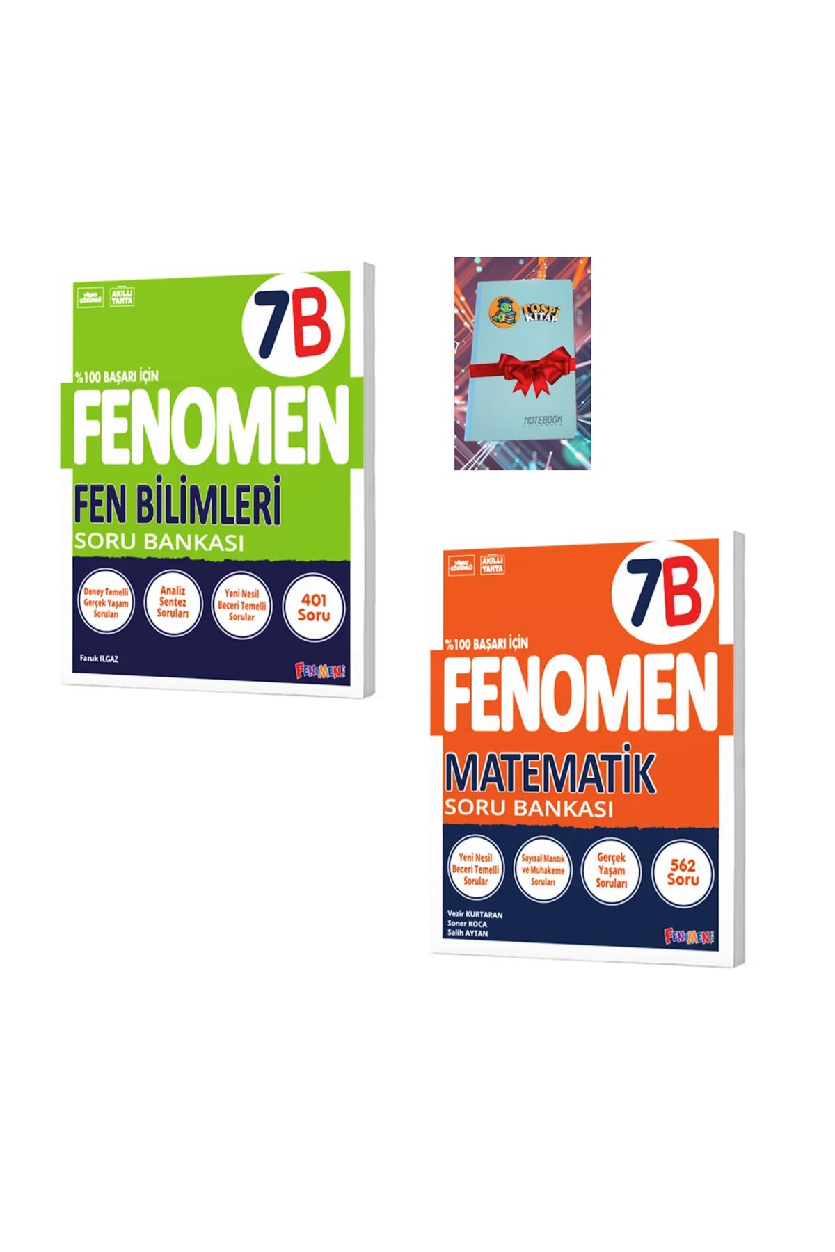 Fenomen Yayıncılık 7B FEN BİLİMLERİ + MATEMATİK Soru Bankası (DEFTER HEDİYE) ATG