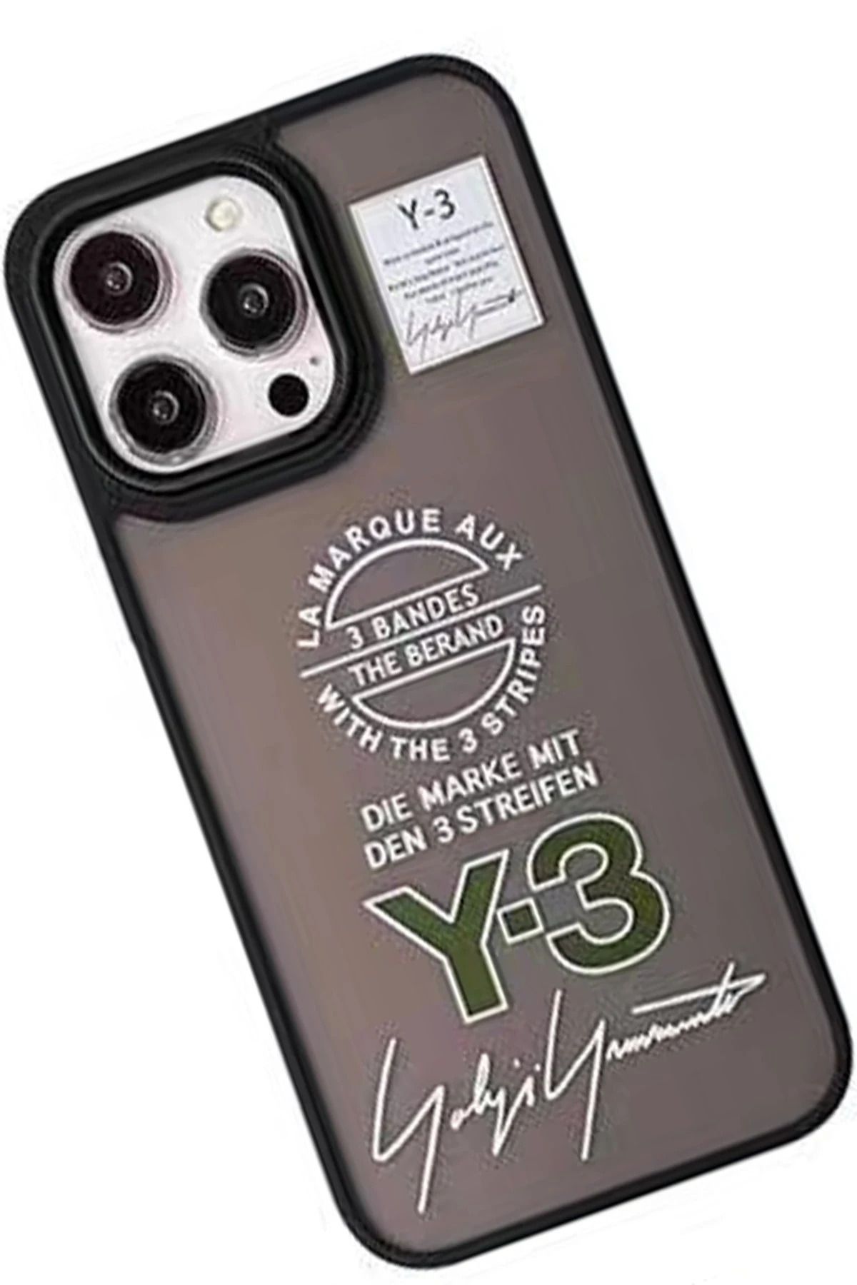 MOVENCHY iPhone 15 Pro Terra Desenli Kapak - Siyah - 1 SVLRS Uyumlu