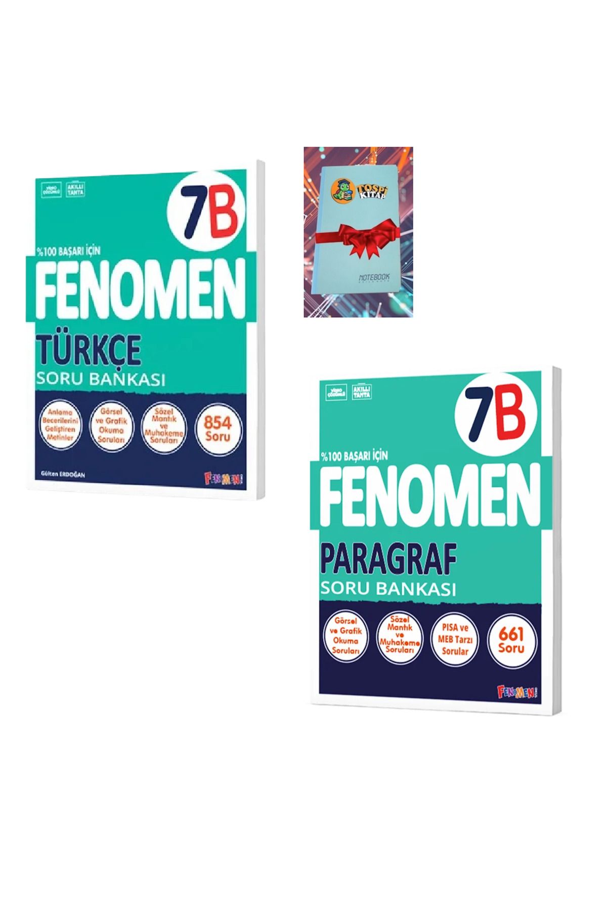 Fenomen Yayıncılık 7B TÜRKÇE + PARAGRAF Soru Bankası (DEFTER HEDİYE) ATG