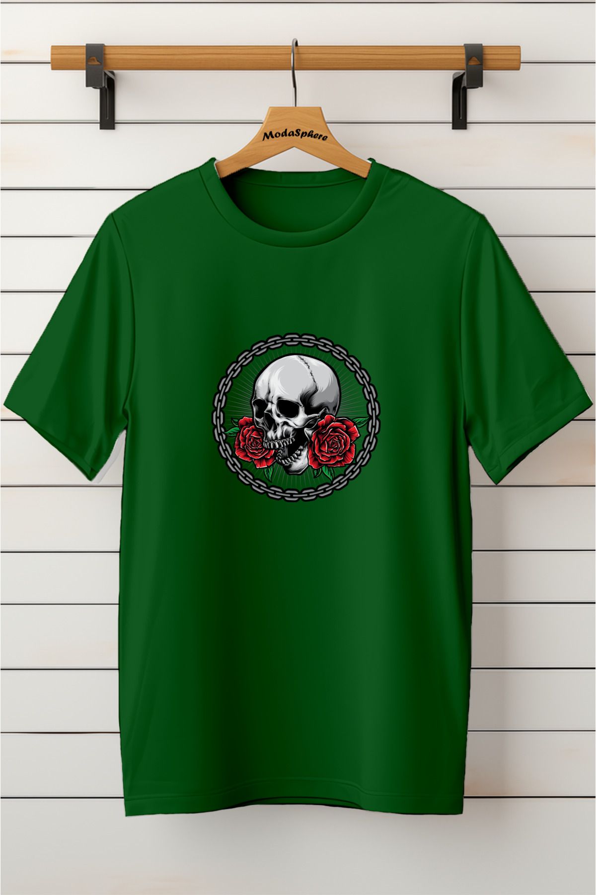 ModaSphere Baskılı Unisex Oversize Tişört Battal Boy