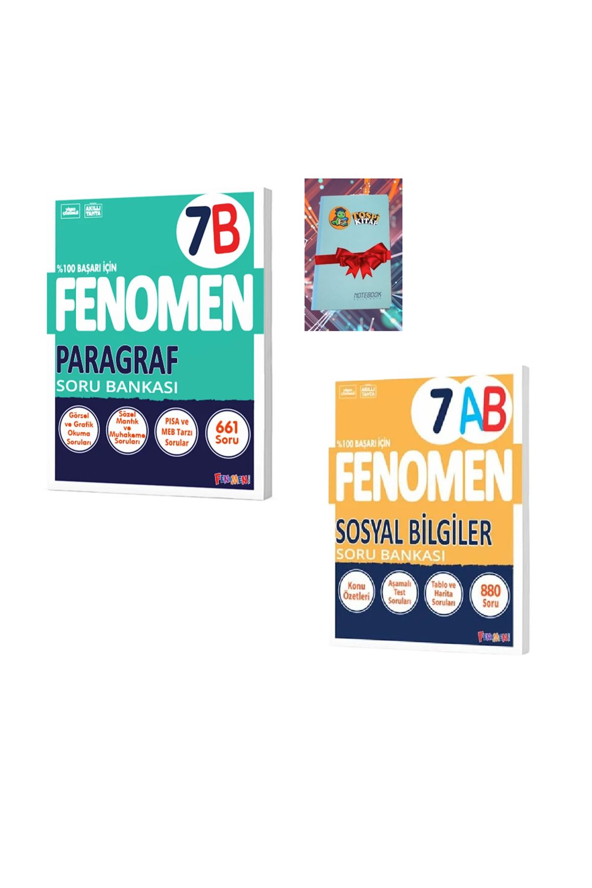 Fenomen Yayıncılık 7B PARAGRAF + SOSYAL BİLGİLER Soru Bankası (DEFTER HEDİYE) ATG