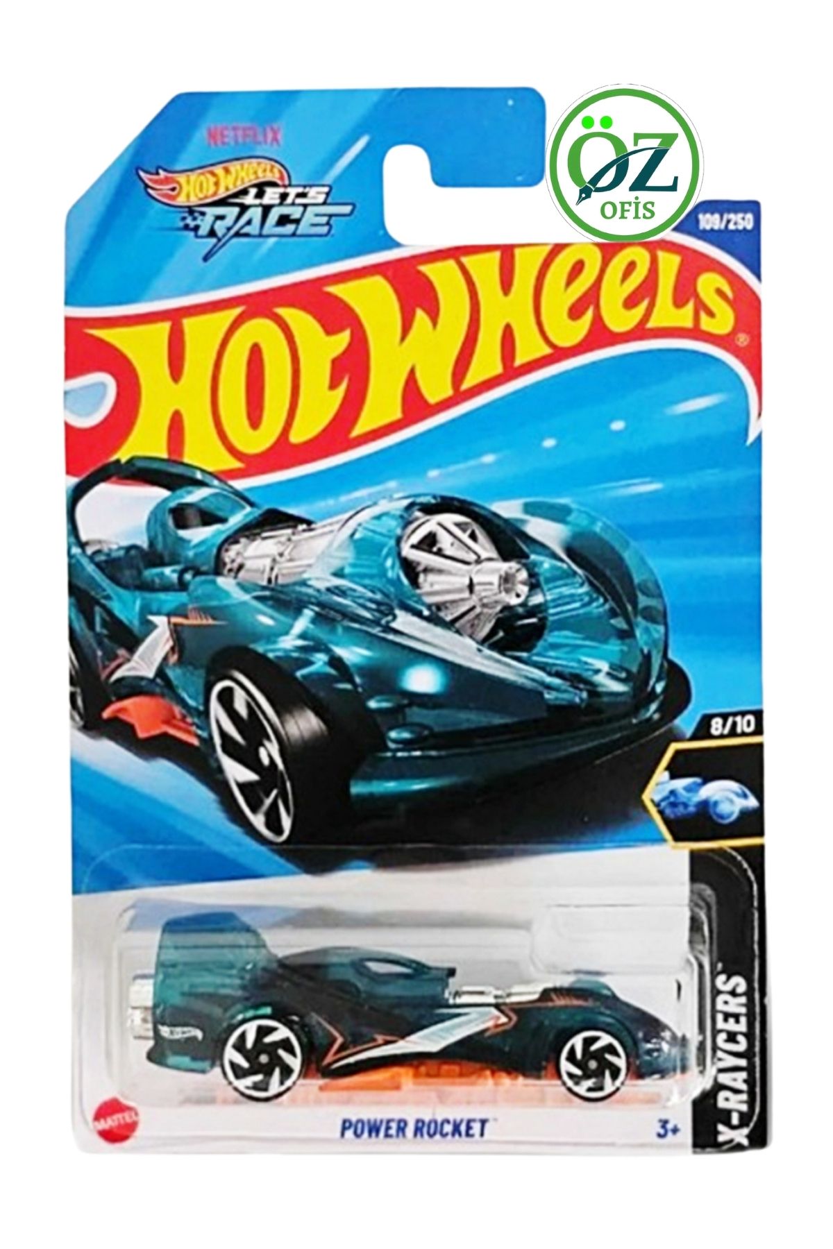 HOT WHEELS 2025 E Case Netflix Power Rocket