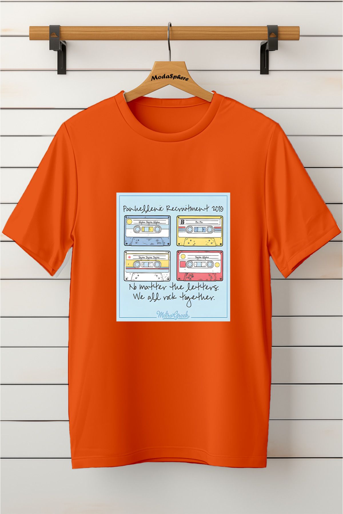 ModaSphere Baskılı Unisex Oversize Tişört Battal Boy