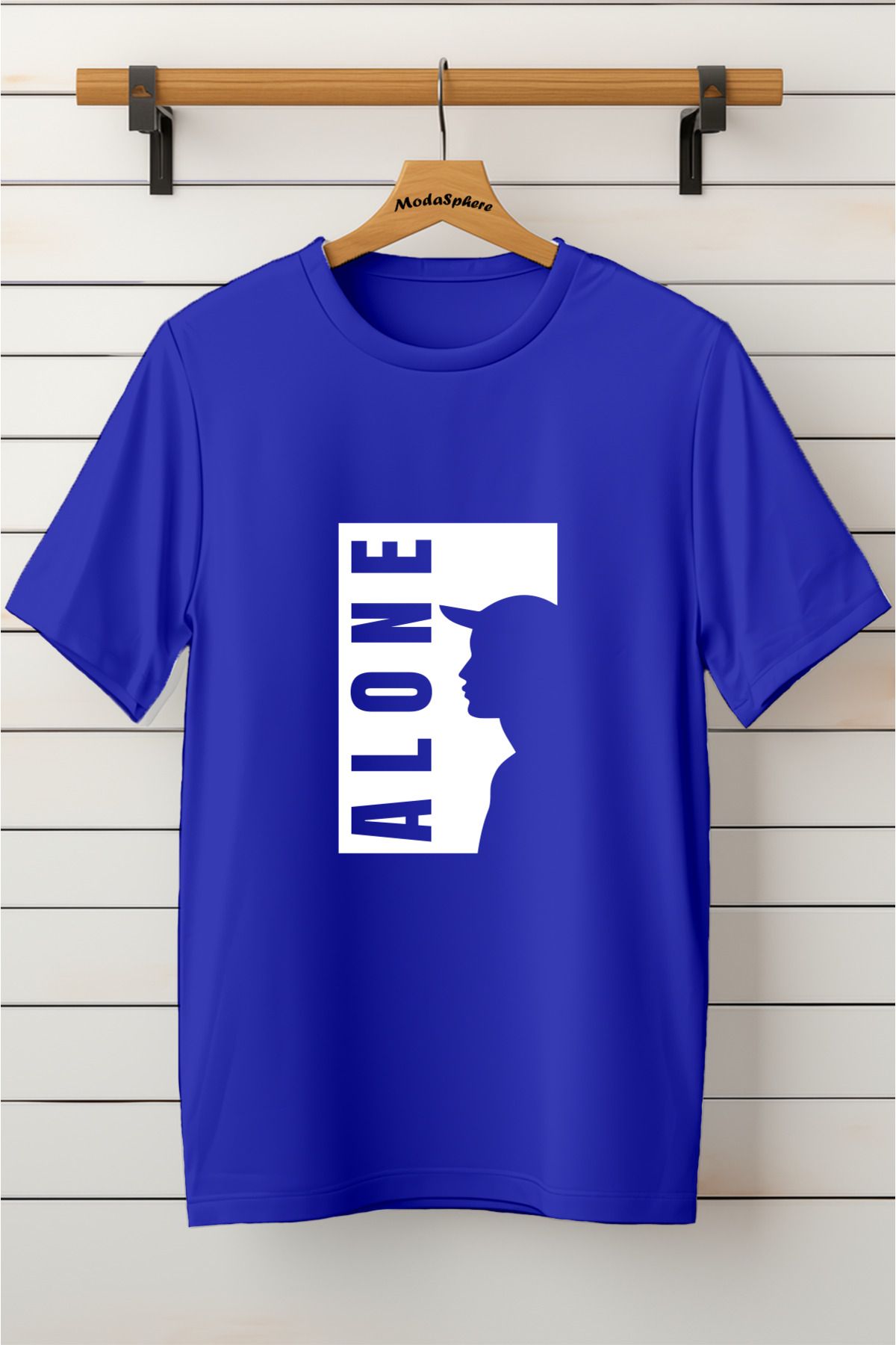 ModaSphere Baskılı Unisex Oversize Tişört Battal Boy