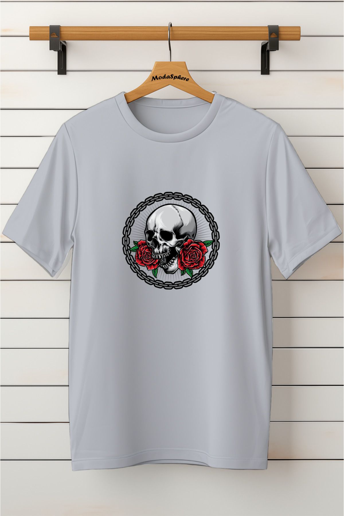 ModaSphere Baskılı Unisex Oversize Tişört Battal Boy