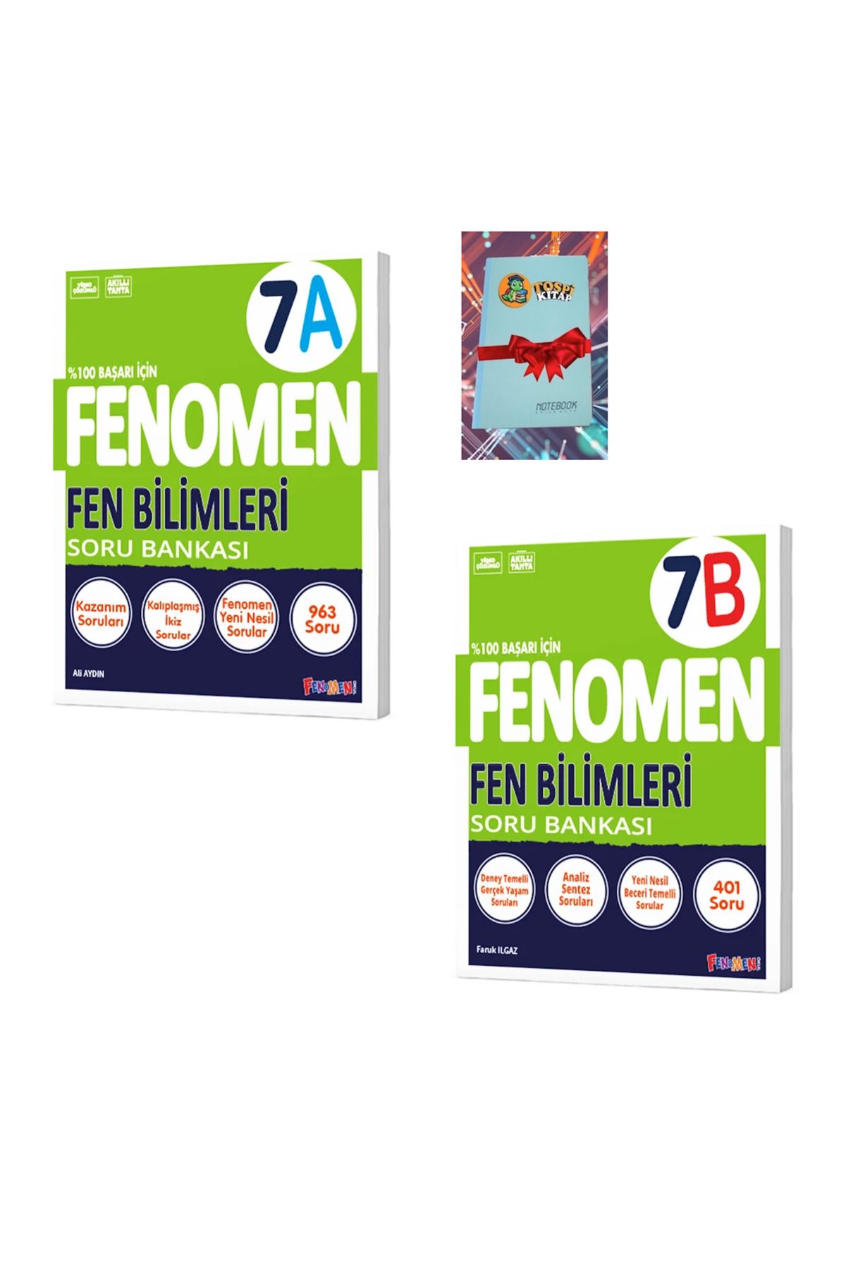 Fenomen Yayıncılık 7 A+B FEN BİLİMLERİ Soru Bankası (DEFTER HEDİYE) ATG