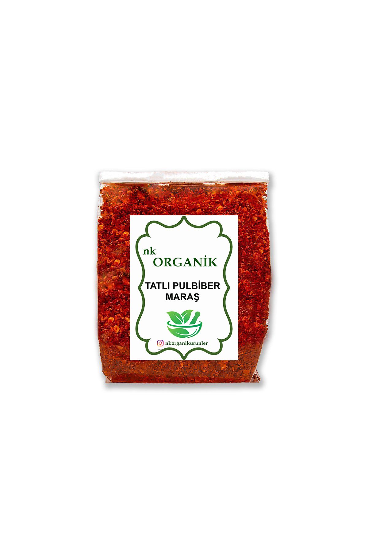 nk organik Tatlı Pul Biber Maraş 50gr