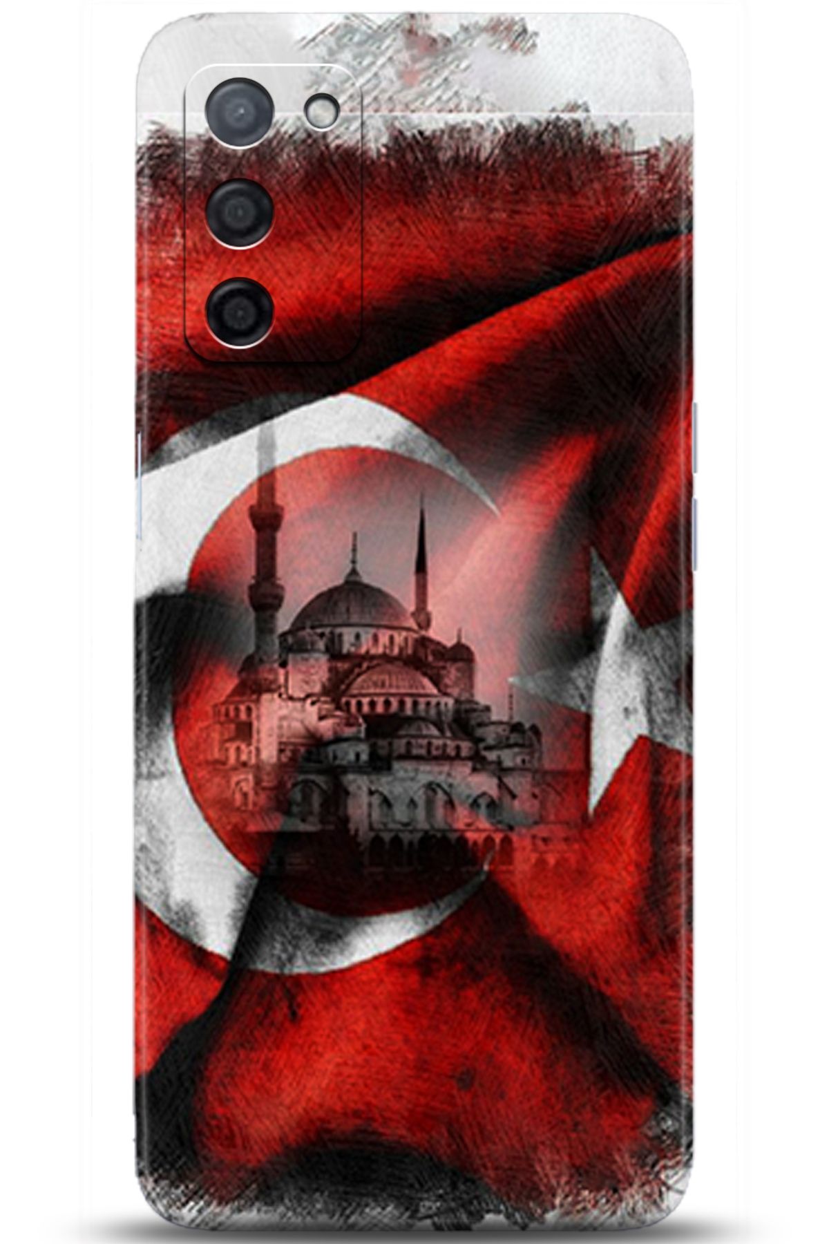 OPPO A55 5G Kılıf HD Baskılı Kılıf - Loving You Series * 5178