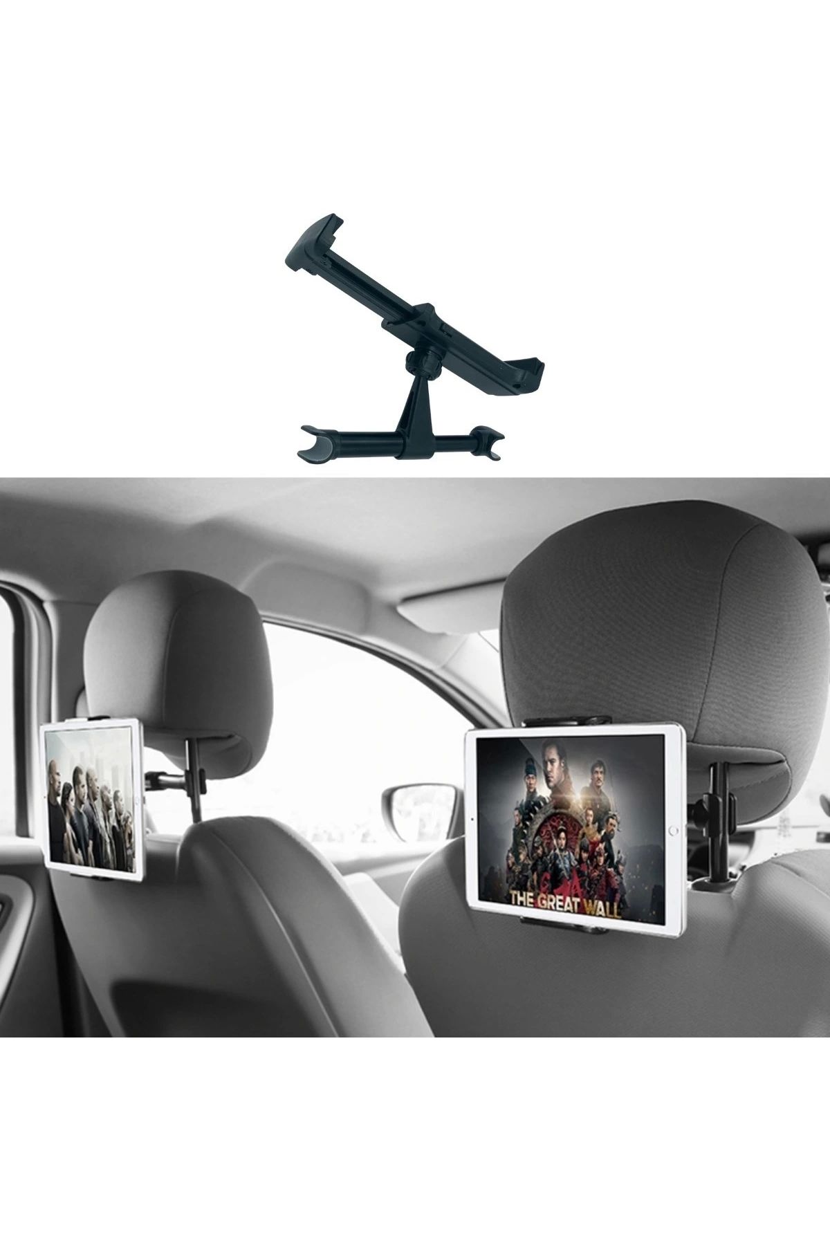 STOREMAX Oto Koltuk Arkası Telefon Tablet Tutucu Ayarlanabilir 360 Derece Dönebilen Pratik Stand (5047)