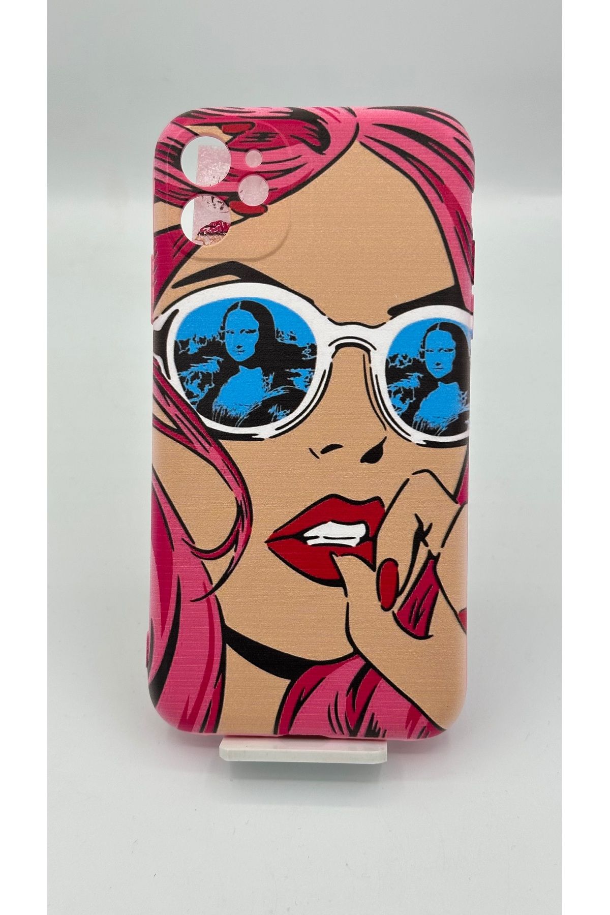 Genç 2 Teknoloji iPhone 11 DESENLİ SİLİKON İÇİ KADİFE KILIF