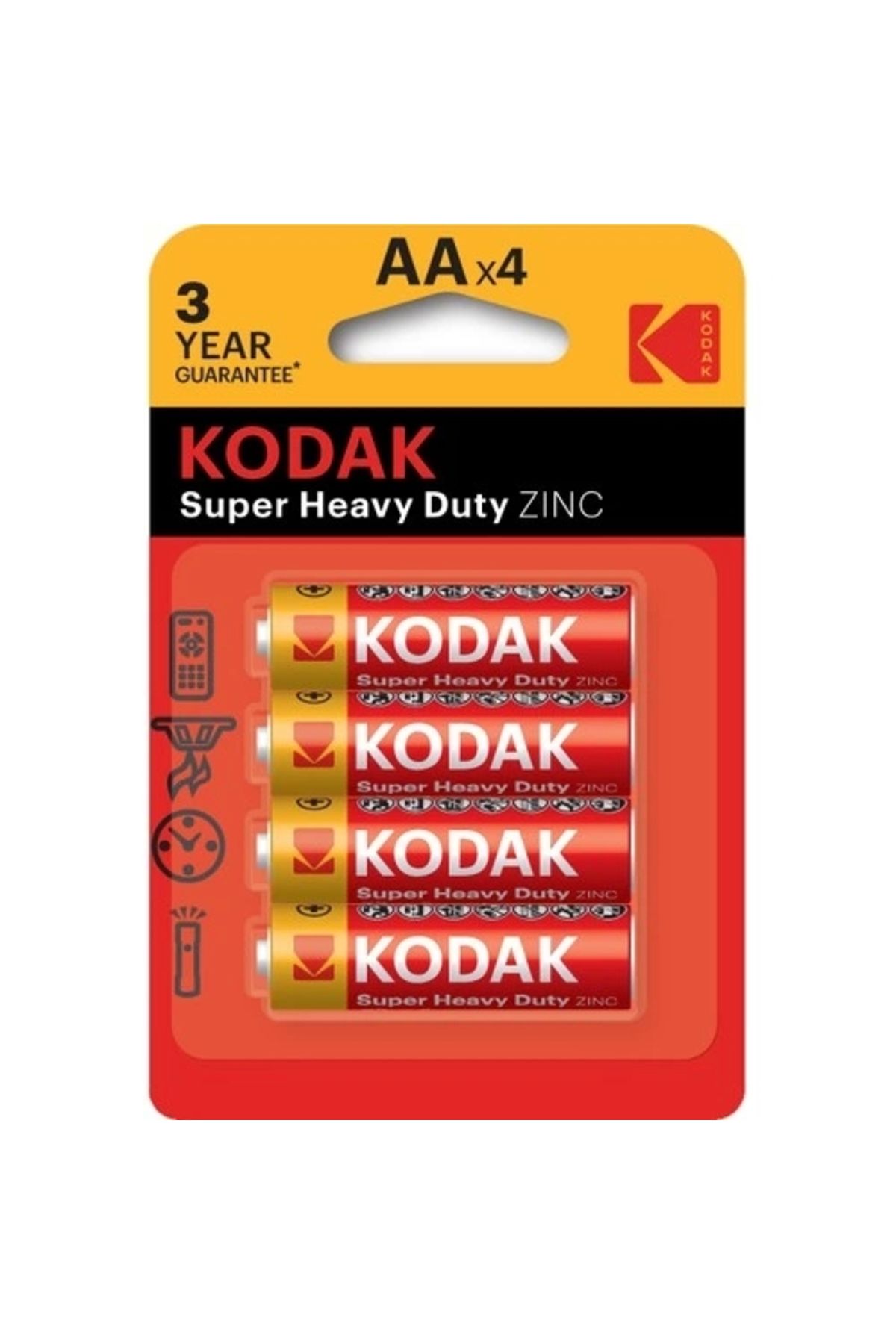 FTT SHOPPING MARKET Nessiworld Kodak Çinko Karbon Blister Kalem Pil 4lü AA
