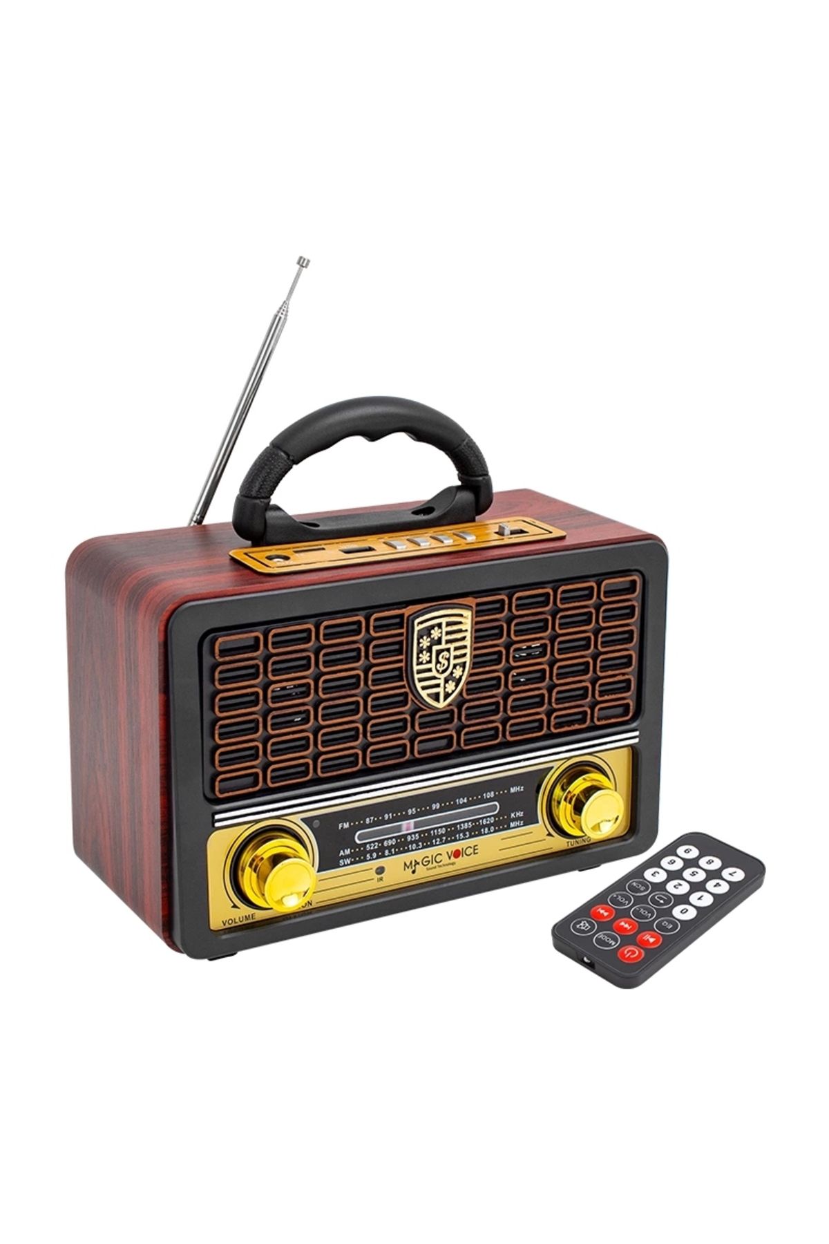 feminight Mv-110bt Usb/sd/fm/bluetooth Destekli Nostaljik Radyo