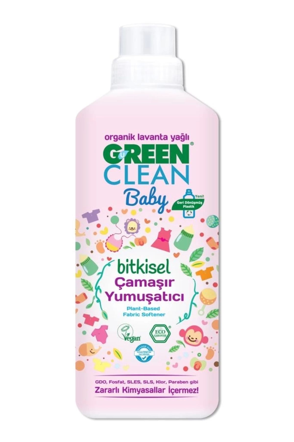 FTT SHOPPING MARKET Nessiworld Green Clean Baby Bitkisel Çamaşır Yumuşatıcı 1000 ml