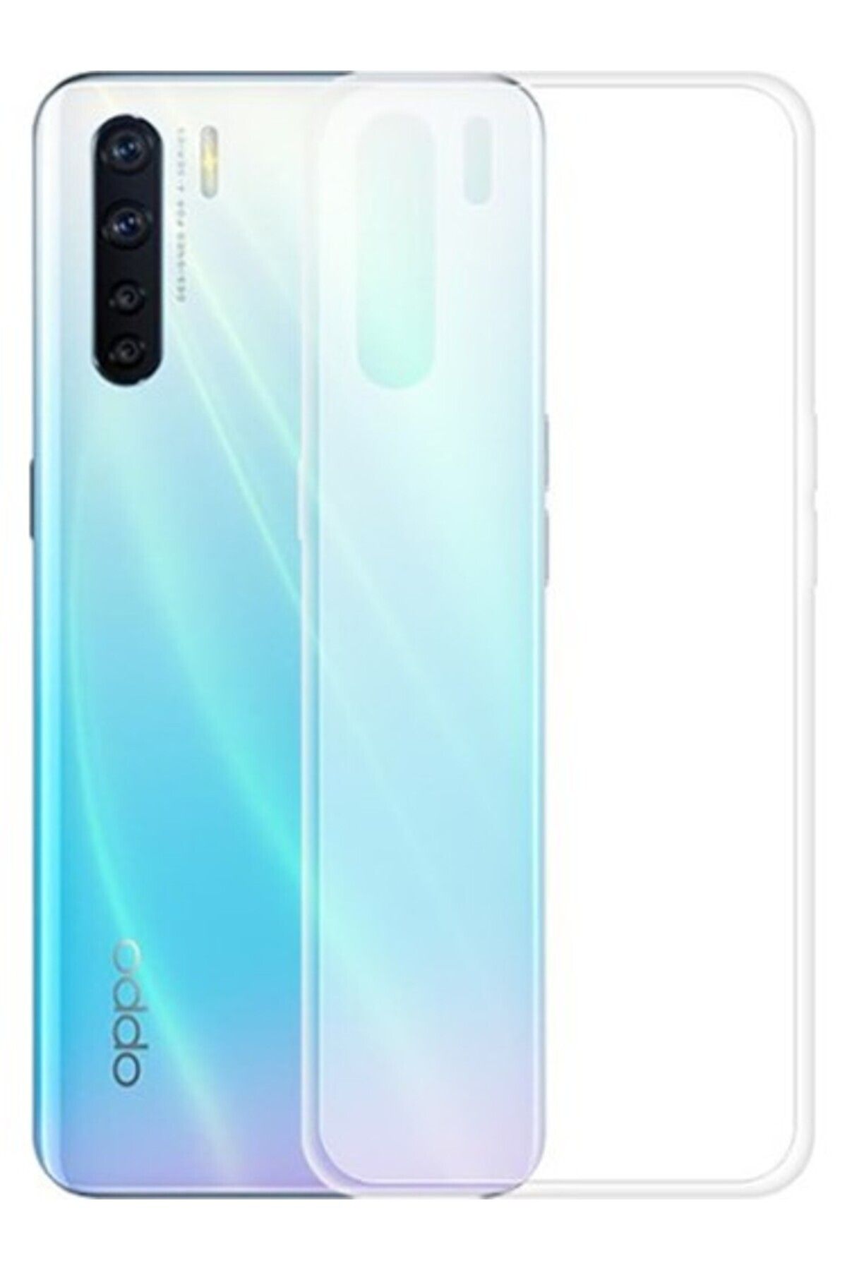 Di Aksesuar Şeffaf Lüx Kılıf Oppo A91