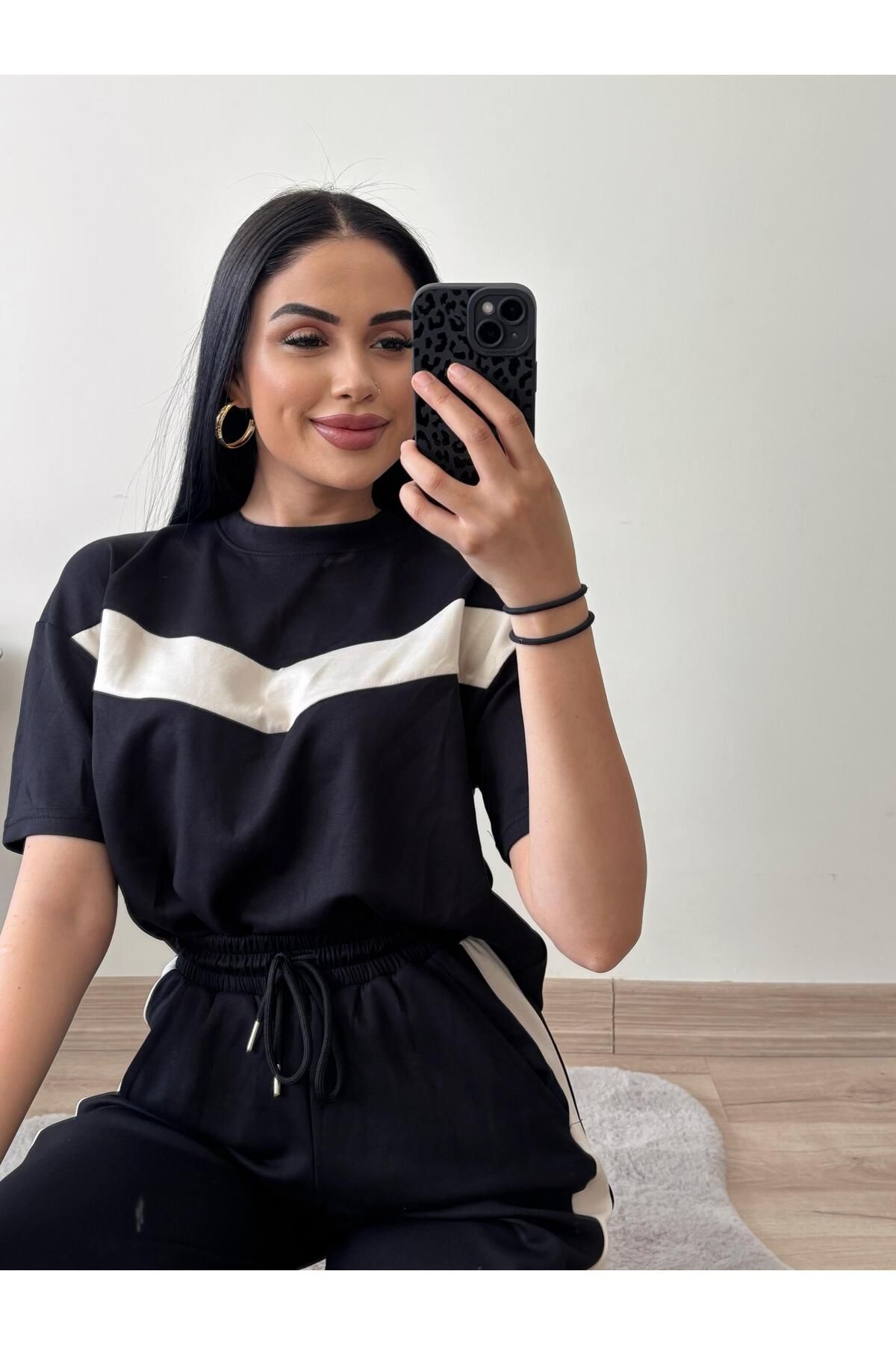 Butik Oversize Siyah Eşofman Takımı