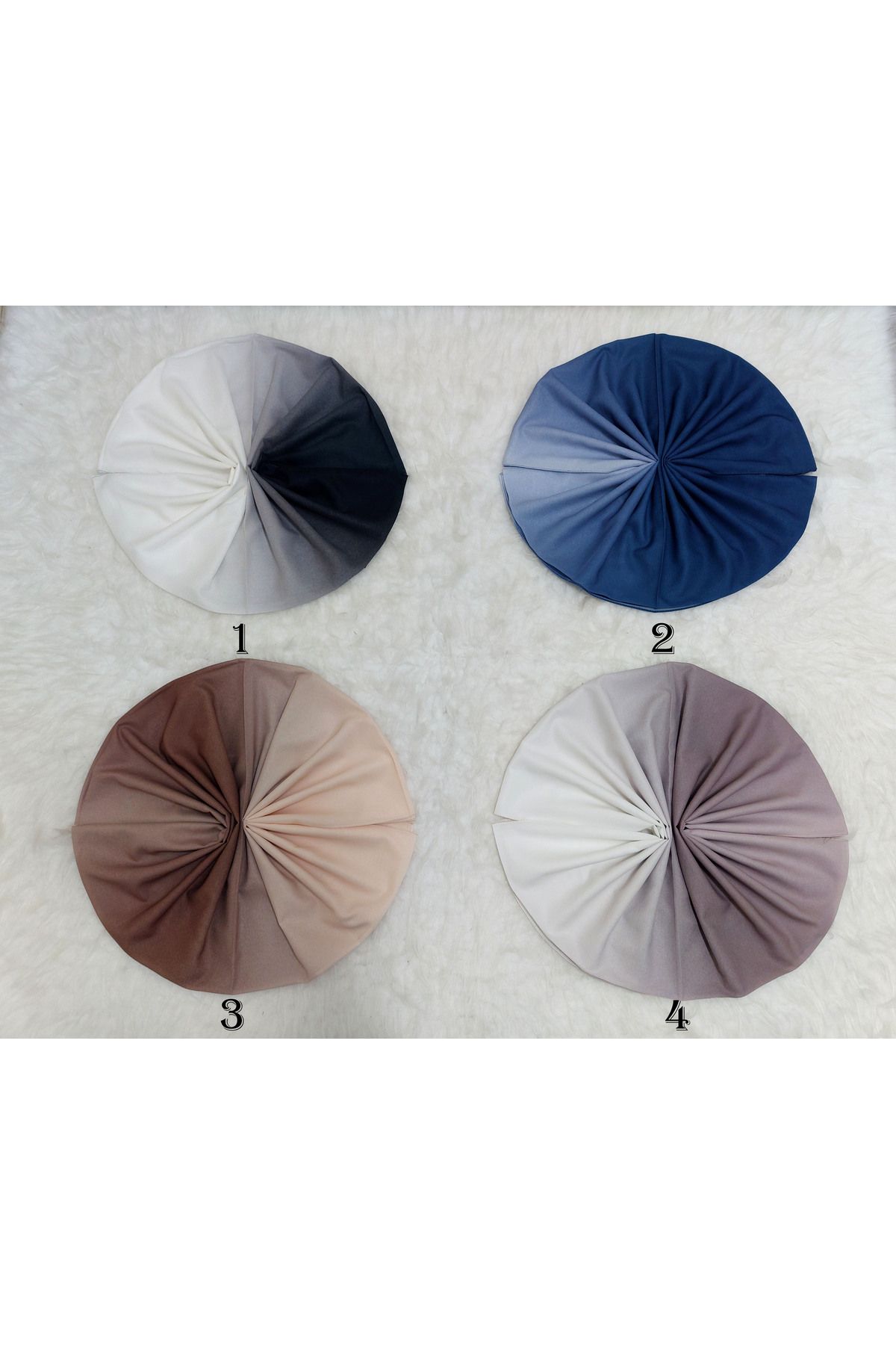 REMOMODA-Chiffon Silky Shawl Gradient Model Wrinkle Free Non Slip Supple-Soft High Quality 3