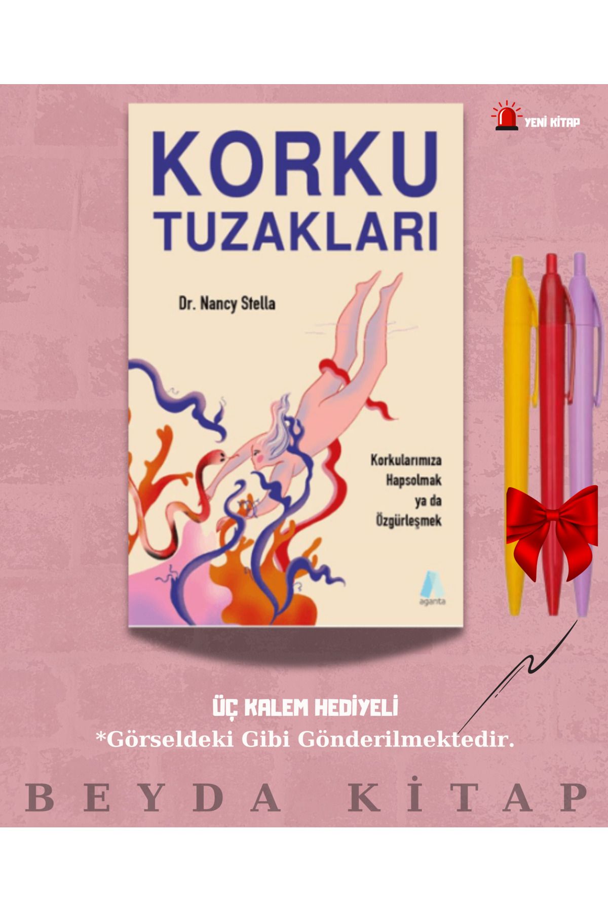 Aganta Yayınları Korku Tuzakları - Nancy Stella - Yeni Kitap - Ücretsiz Kargo - Üç Kalem Hediyeli