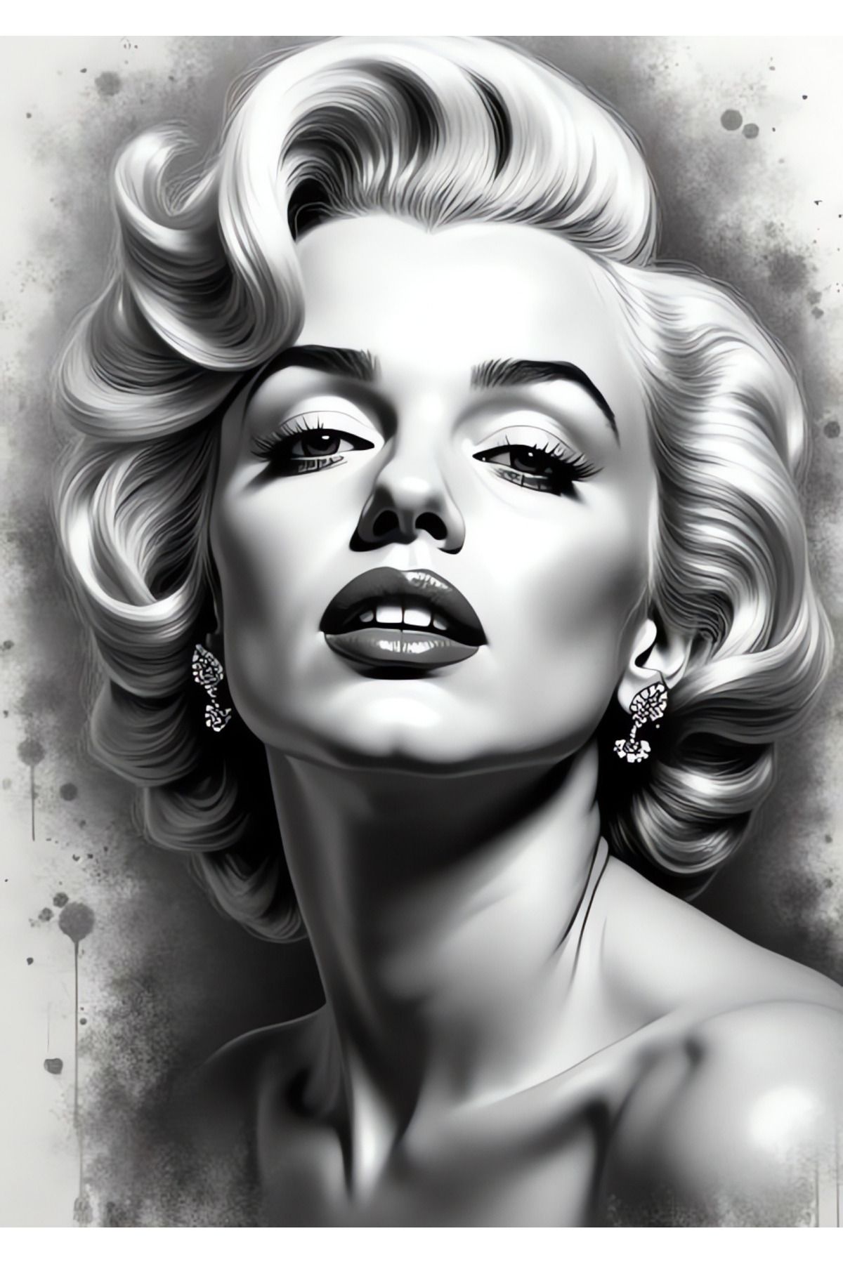 vinnie sanat Marilyn Monroe Çerçevesiz MDF tablo