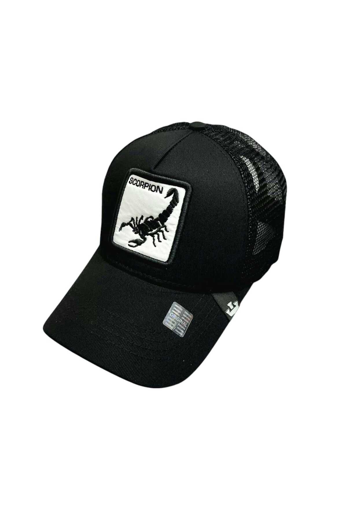 CapZone Hayvan Figürlü Şapka Unisex Ayarlanabilir Siyah
