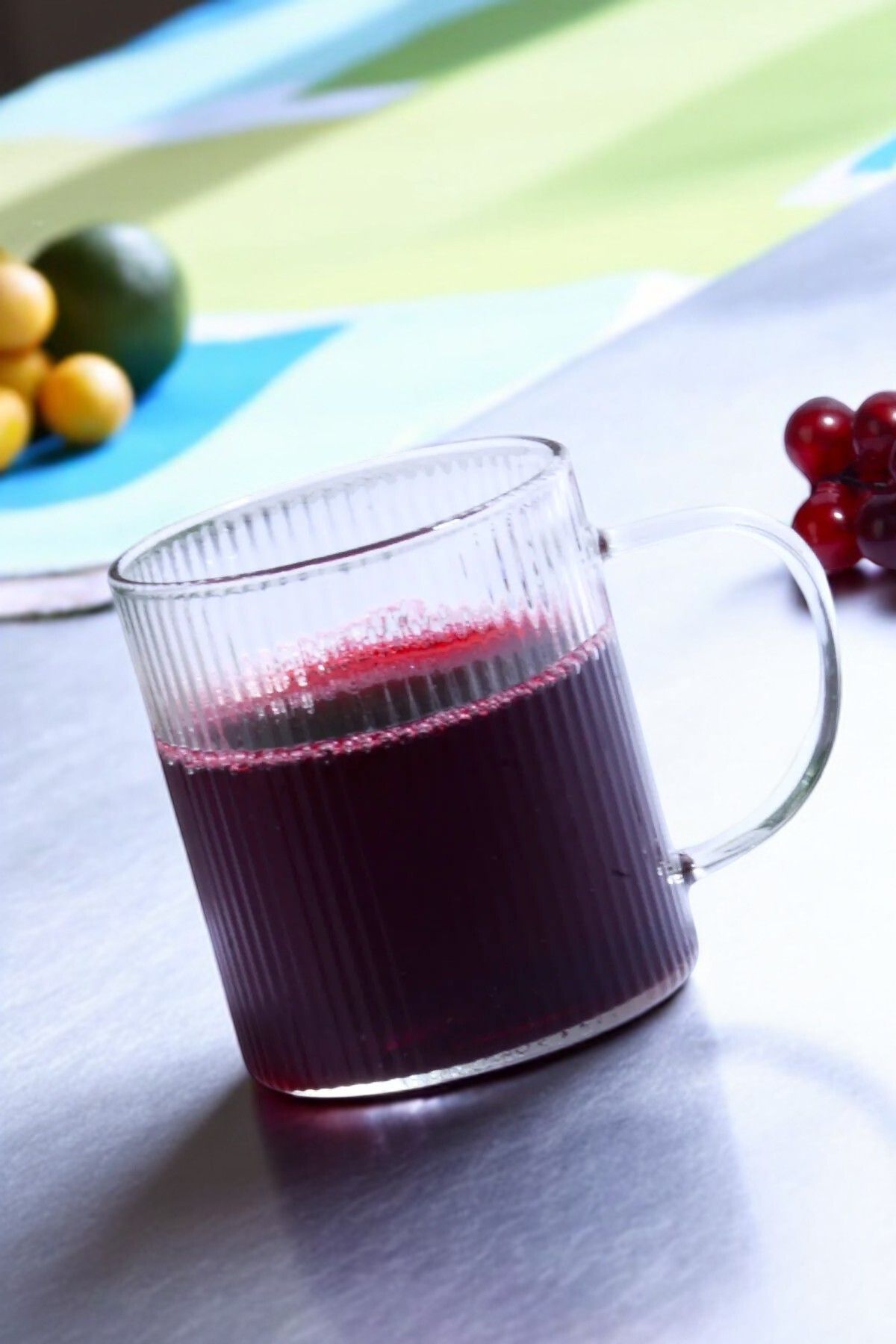 Home Ava Üfleme Cam Kulplu Kupa Bardak 250 ml