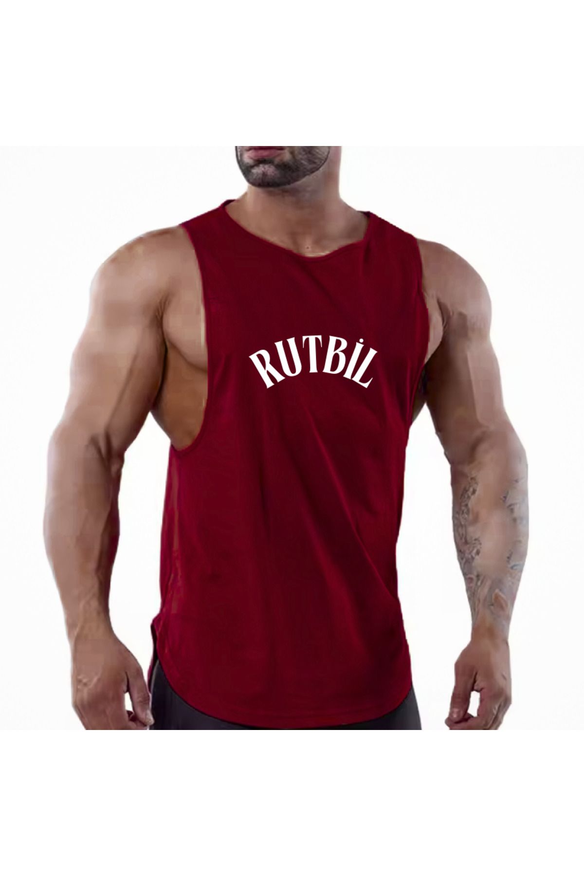 RUTBİL SPORTS Fitness Atleti Gym Fitness Tank Top Sporcu Atleti Spor Atleti Sporcu Atleti Fitness T-SHİRT