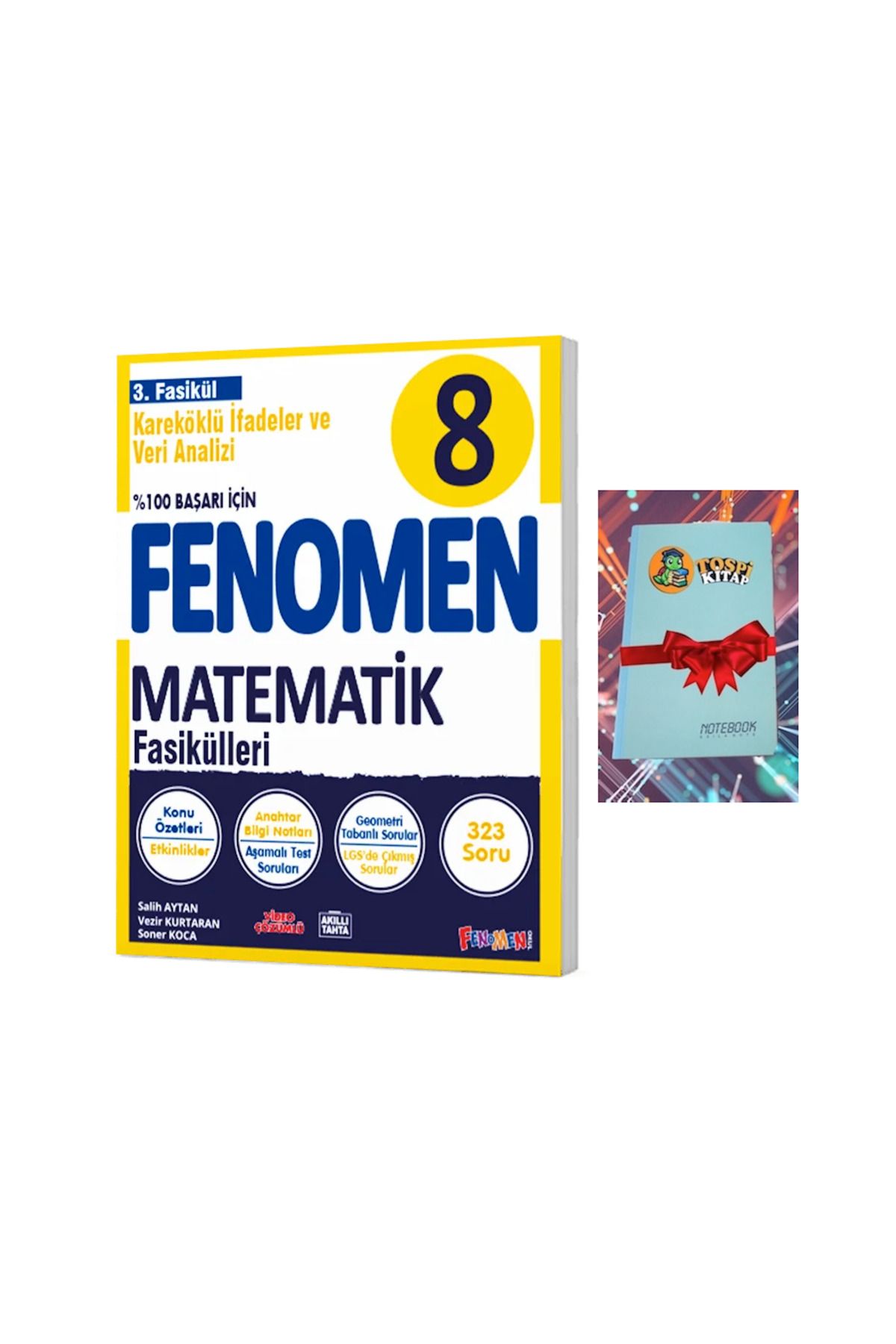 Fenomen Yayıncılık 8 Matematik 3. Fasikül (Kareköklü İfadeler ve Veri Analizi) (DEFTER HEDİYE) ATG