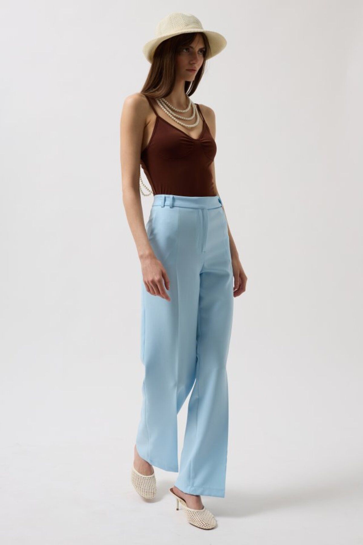 royq Bel Kemerli Pantolon