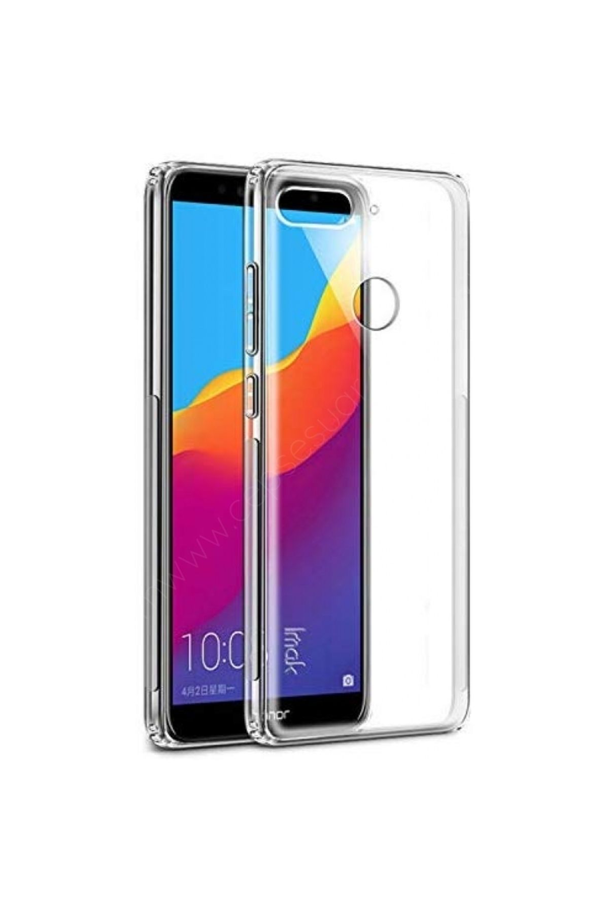 Di Aksesuar Şeffaf Lüx Kılıf Huawei Y7 2018