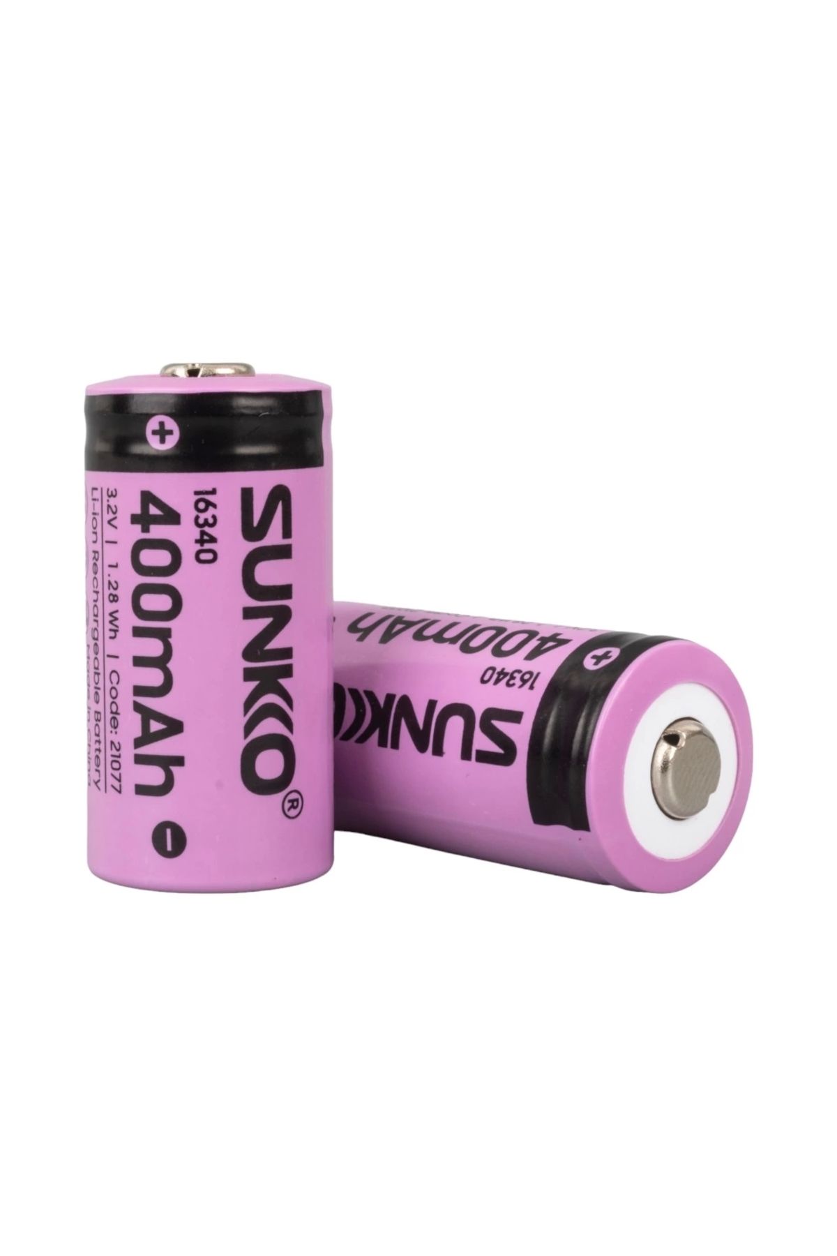 feminight Sunkko Ifr 3.2 Volt 400 Mah 16340 Şarj Edilebilir Pil (tekli)