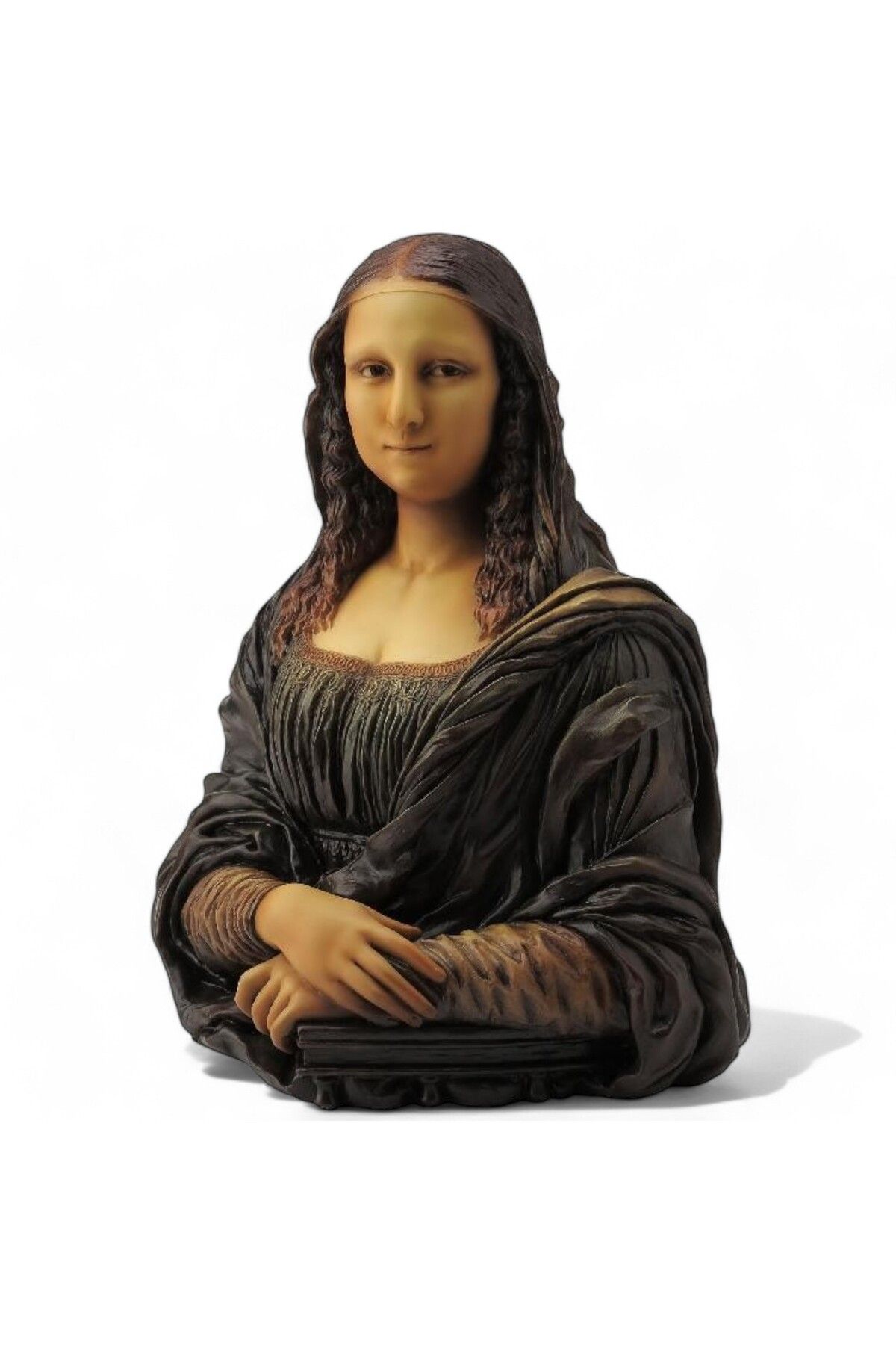 AYDINARTSHOP Mona Lisa Büst Heykeli – El Yapımı Klasik Sanat Figürü ve Dekoratif Biblo