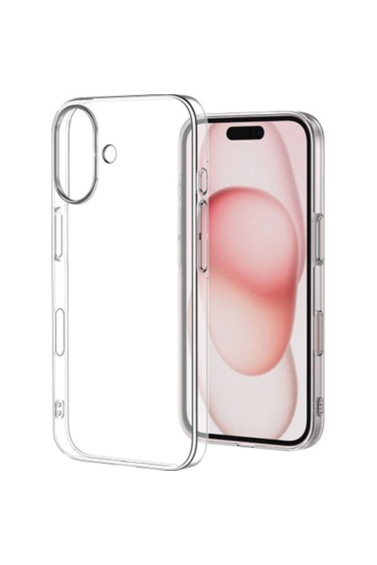 Di Aksesuar Şeffaf Lüx Kılıf iPhone 16 Plus