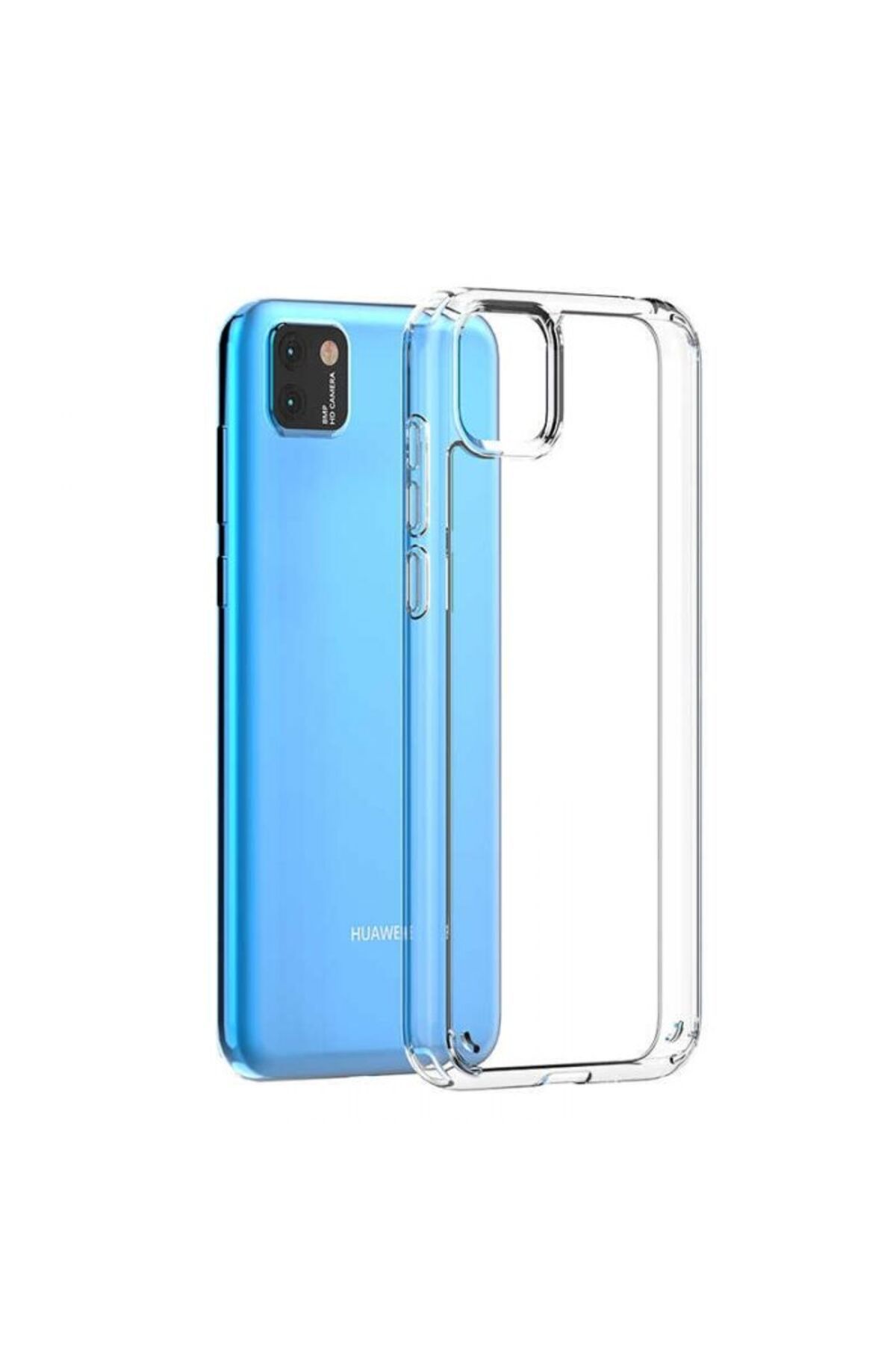 Di Aksesuar Şeffaf Lüx Kılıf Huawei Y5P