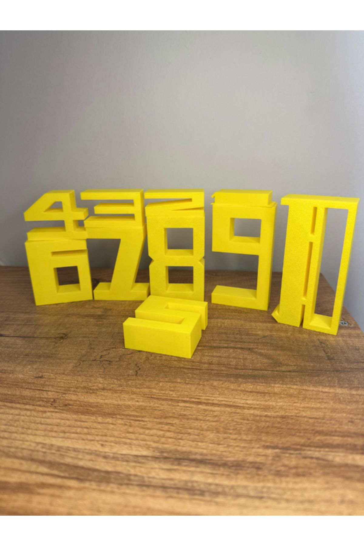 Madeora3D 3D Sihirli Sayılar Tasarımı – Dekoratif Sayı Blokları (1+9, 2+8, 3+7...)