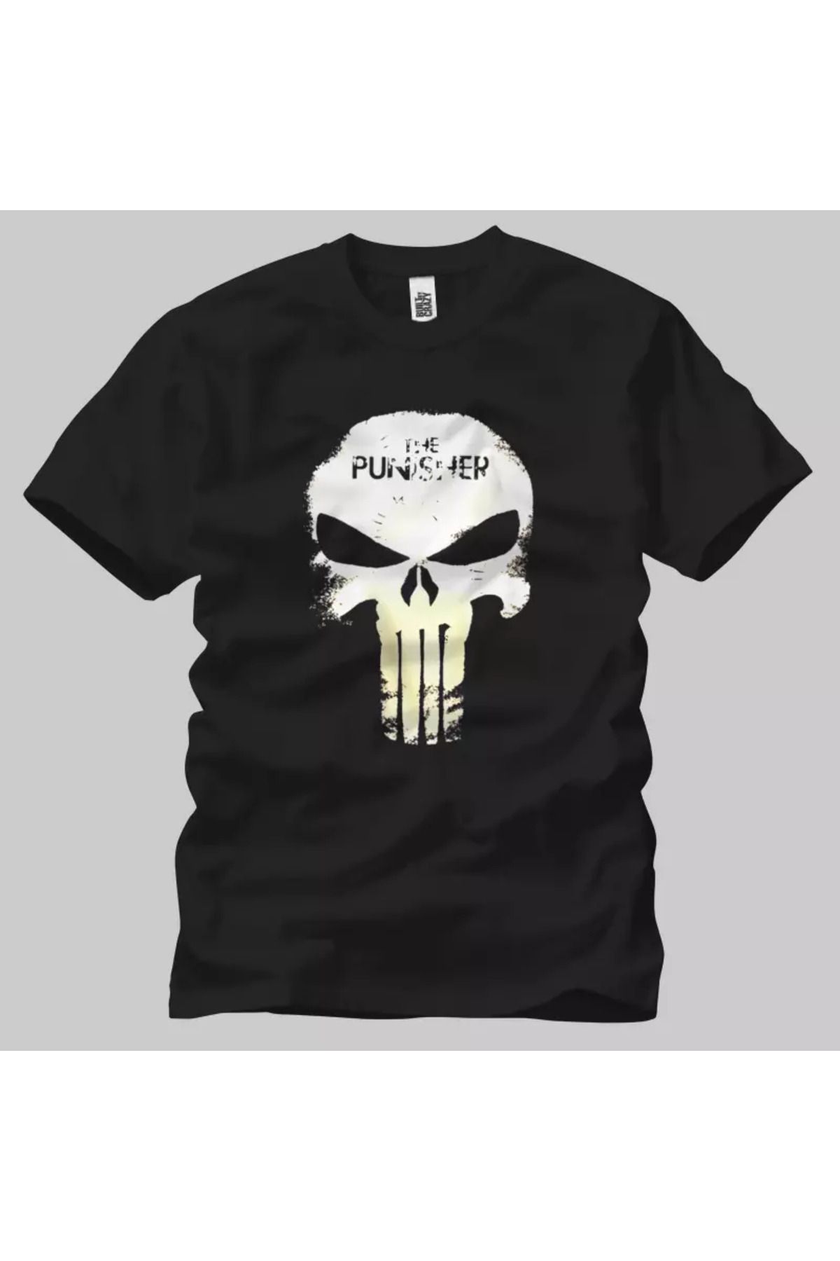Built By Crazy The Punisher Logo Unisex Tişört