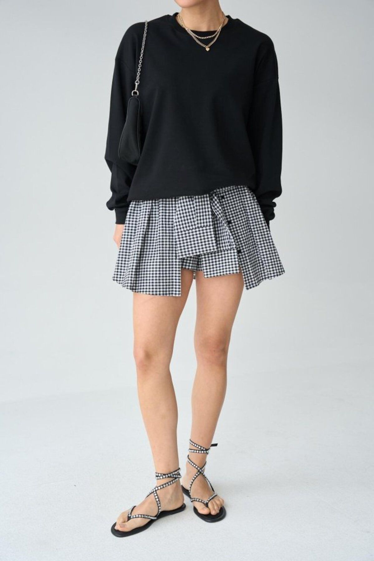 royq Düz SweatShirt - Siyah